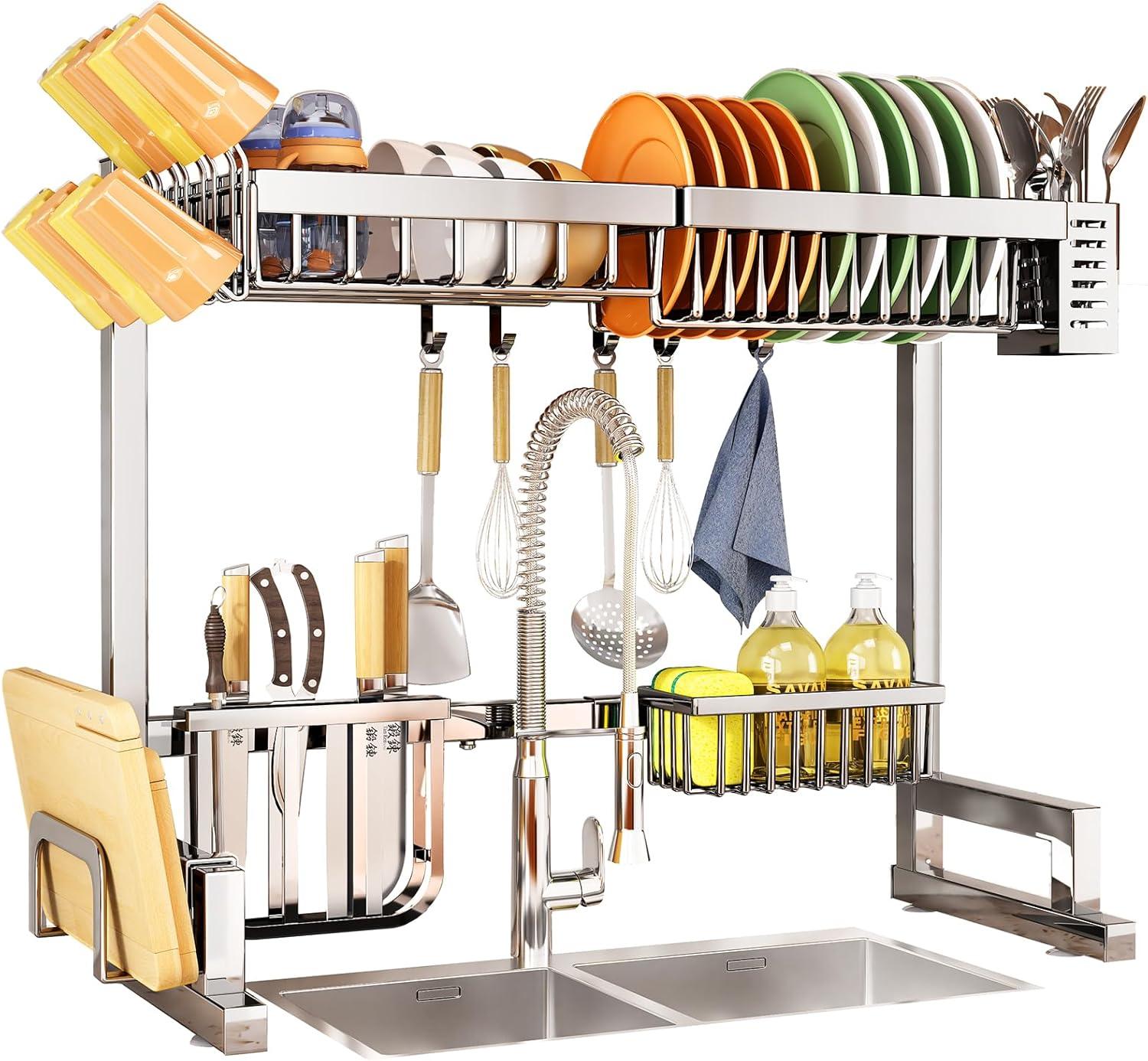 Over The Sink Dish Rack