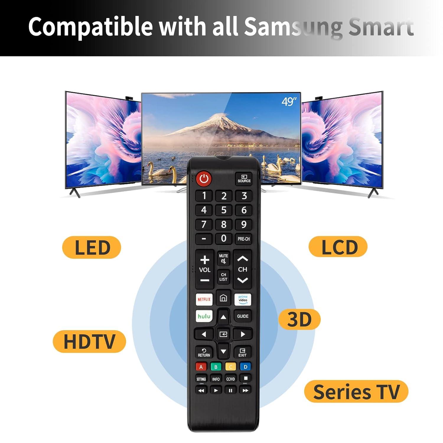 (Pack of 2)ZOUYUE Universal Remote for All Samsung TV,Compatible for All Samsung Smart TV LED LCD HD TV