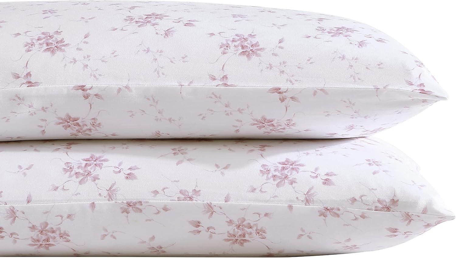 Laura Ashley Printed Cotton Sateen Pillowcase Set (Set of 2)