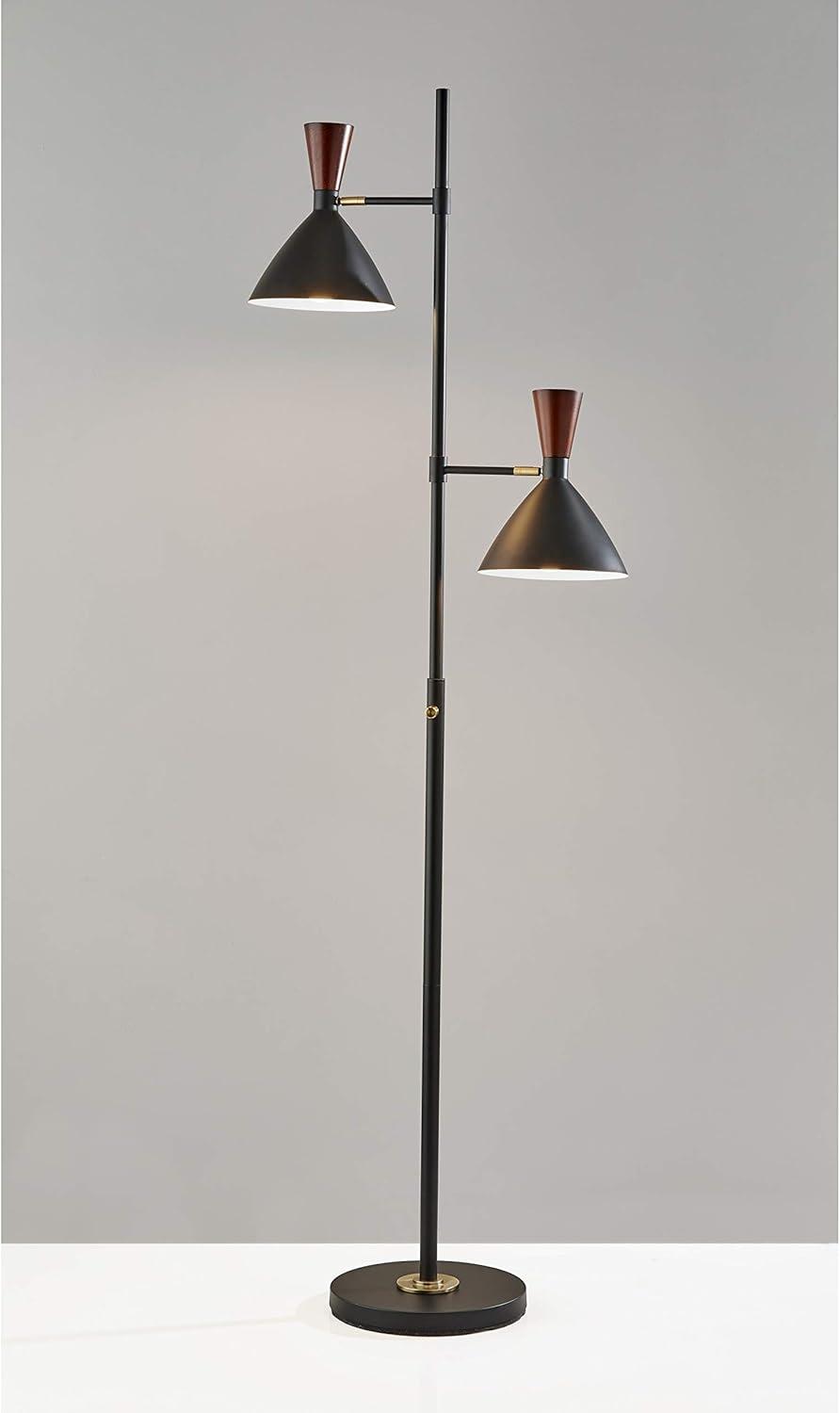 Ravenna Metal 2-Light Floor Lamp (67")