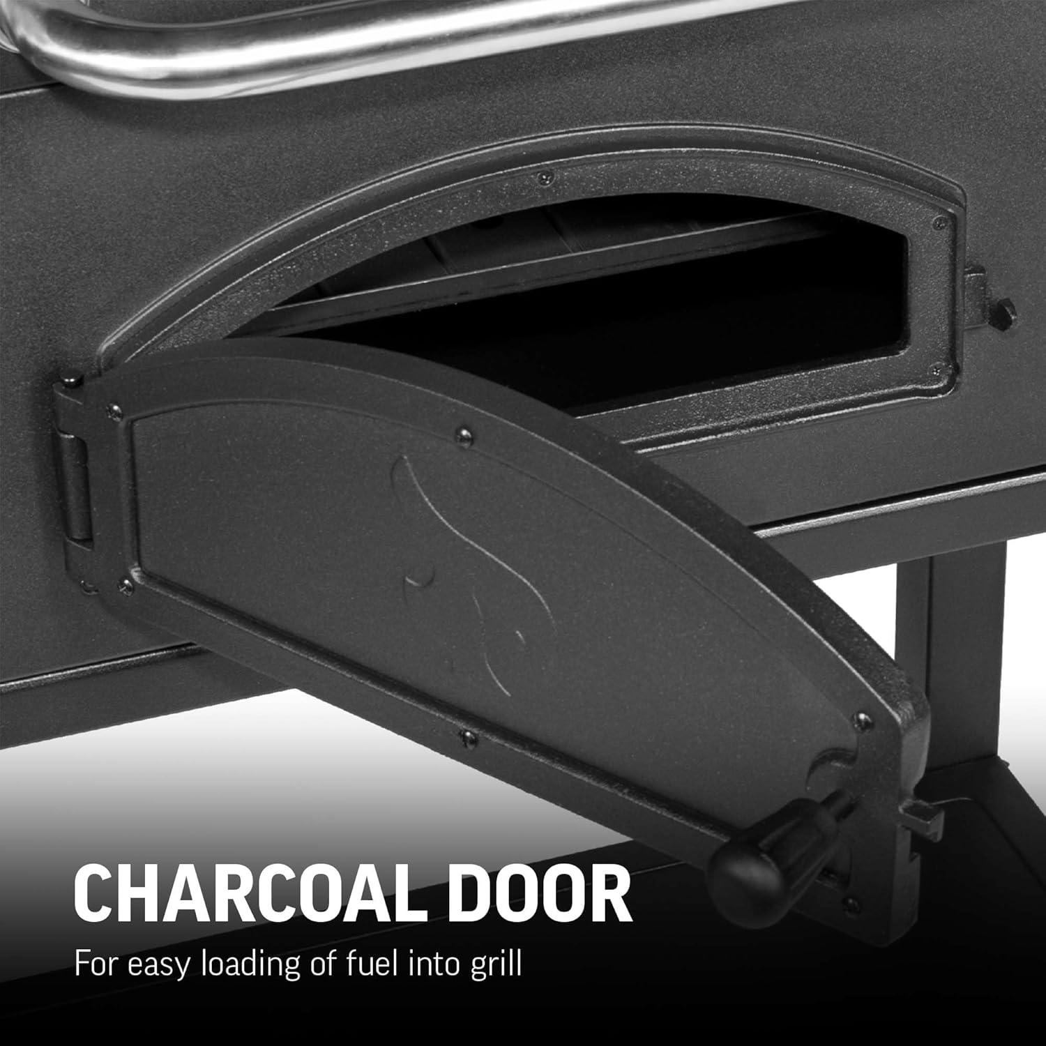 Char-Griller 54'' W Barrel Charcoal Grill