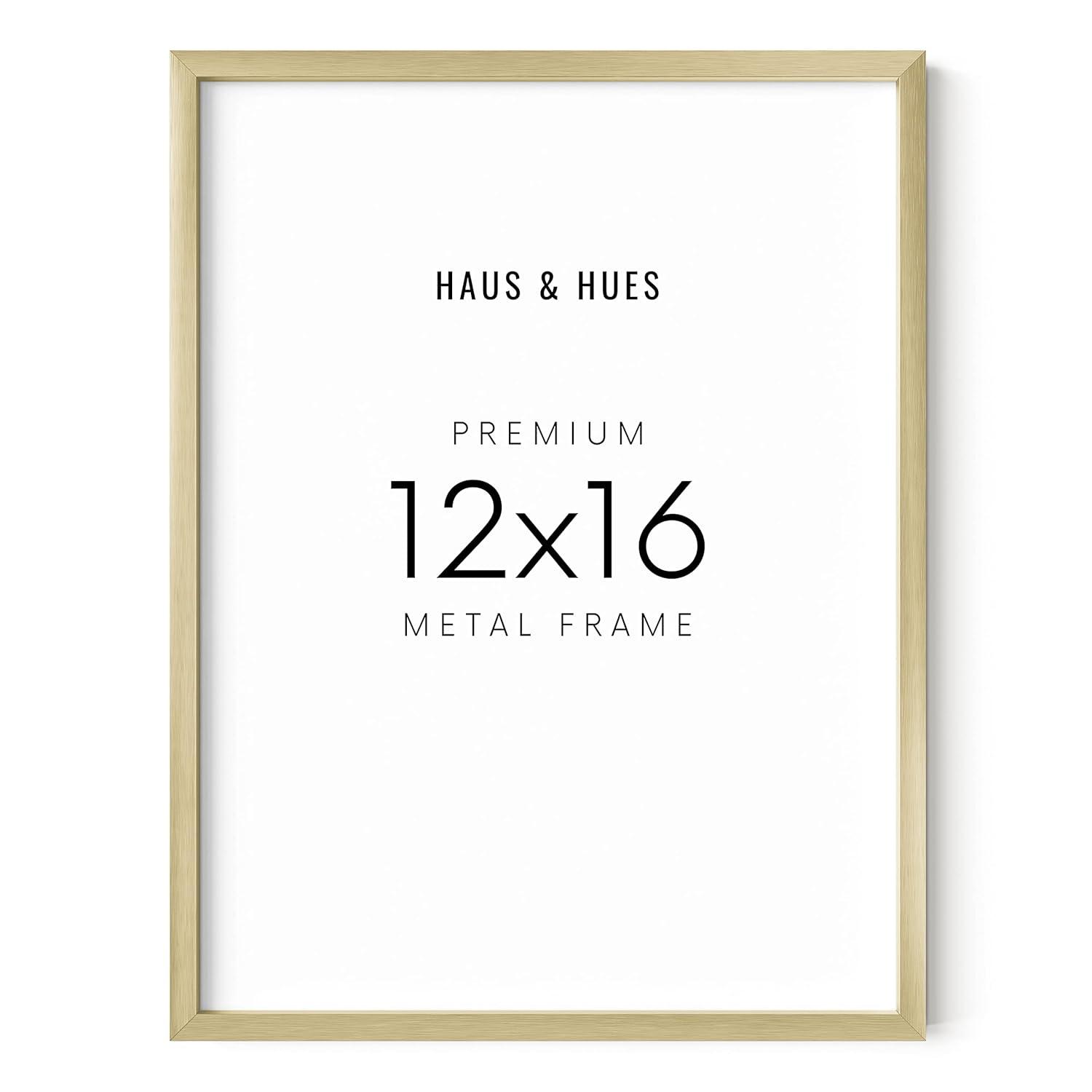 Haus and Hues Aluminum Frame (Set Of 1) Metal Picture Frame