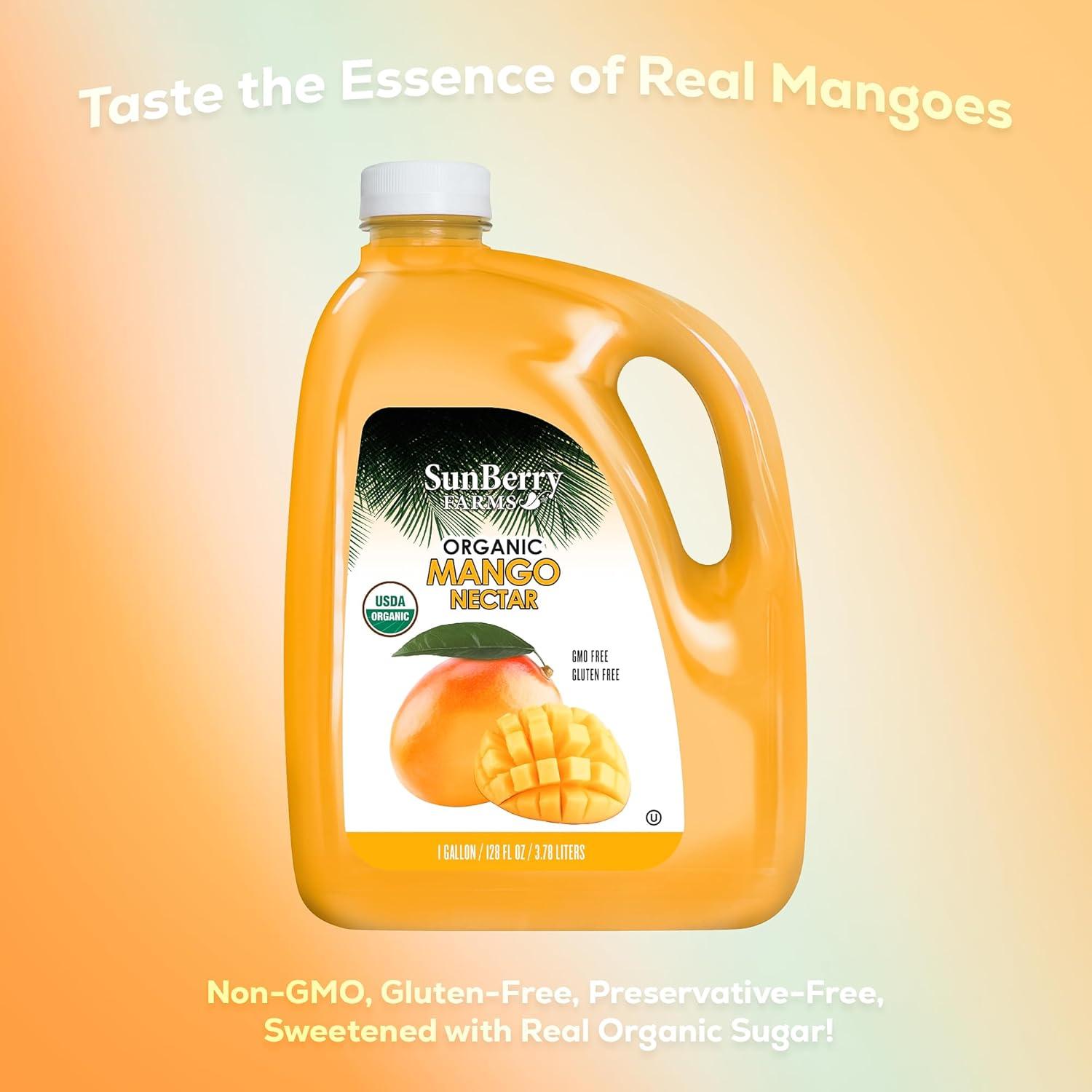 Sunberry Farms Organic Mango Nectar, 2pk./128 oz.