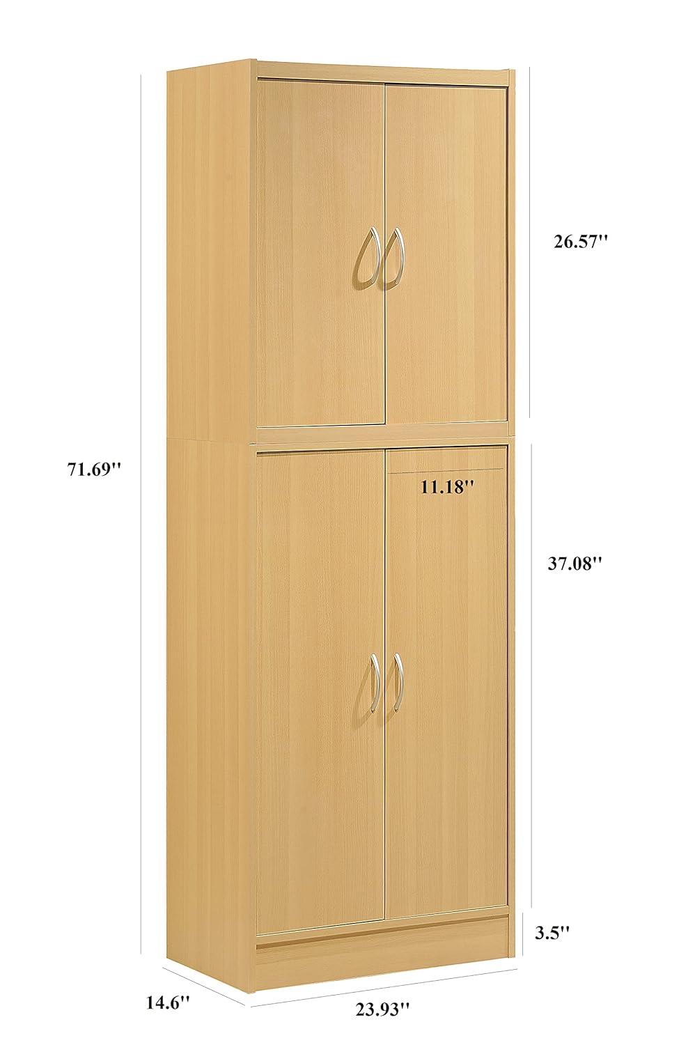 Hodedah 4-Door Pantry