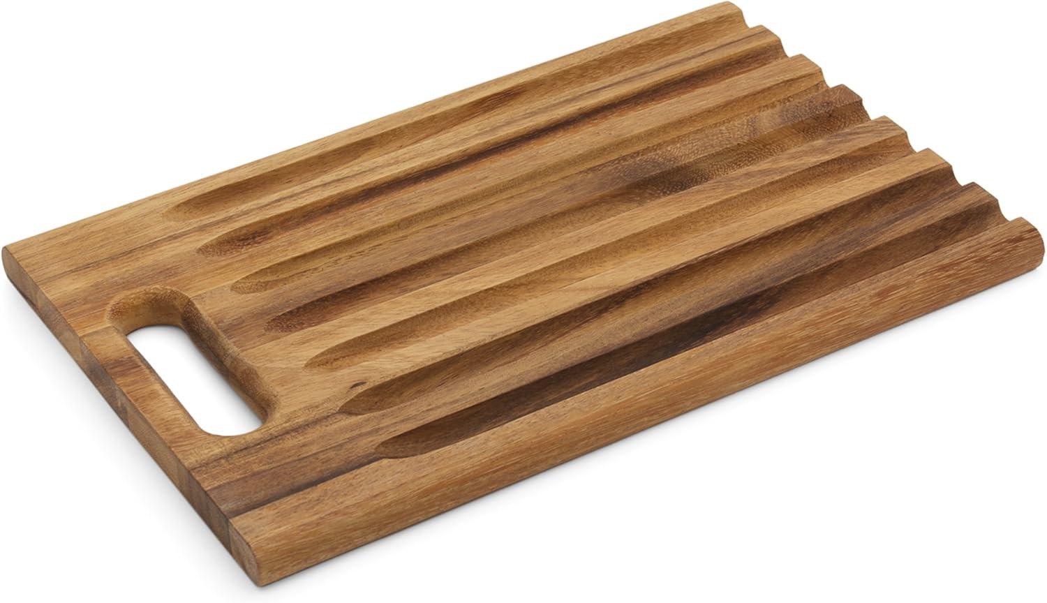 Ironwood Gourmet Sweep Off Bread Board, Acacia Wood