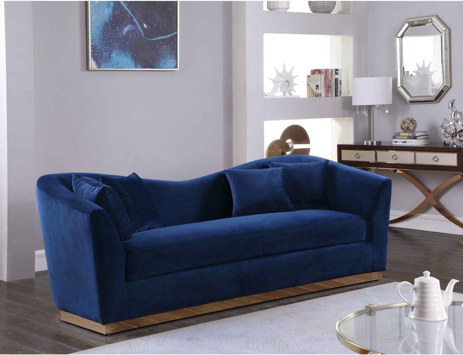 Ahslee 90'' Velvet Sofa