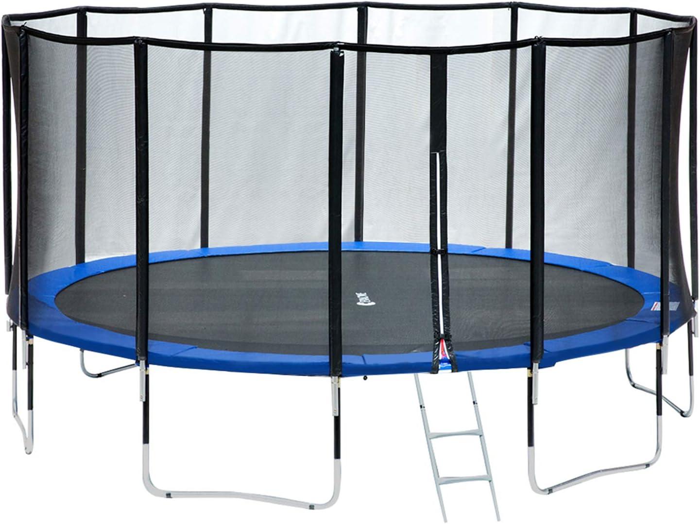 Exacme 15 FT Round Trampoline with 400 LBS Weight Limit&Upgraded Carbon Fiber Support Pole