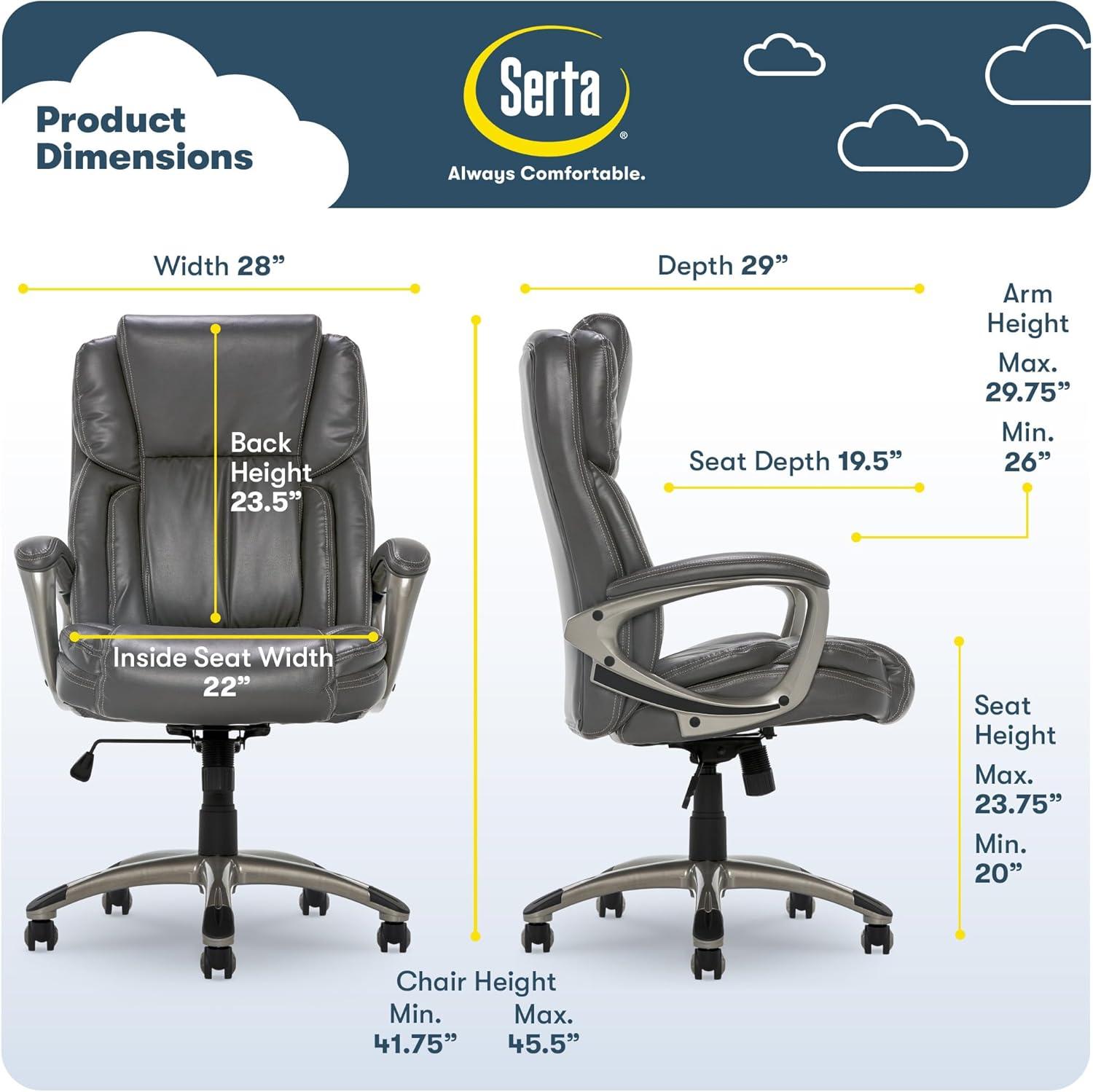 Works Executive Office Chair - Serta