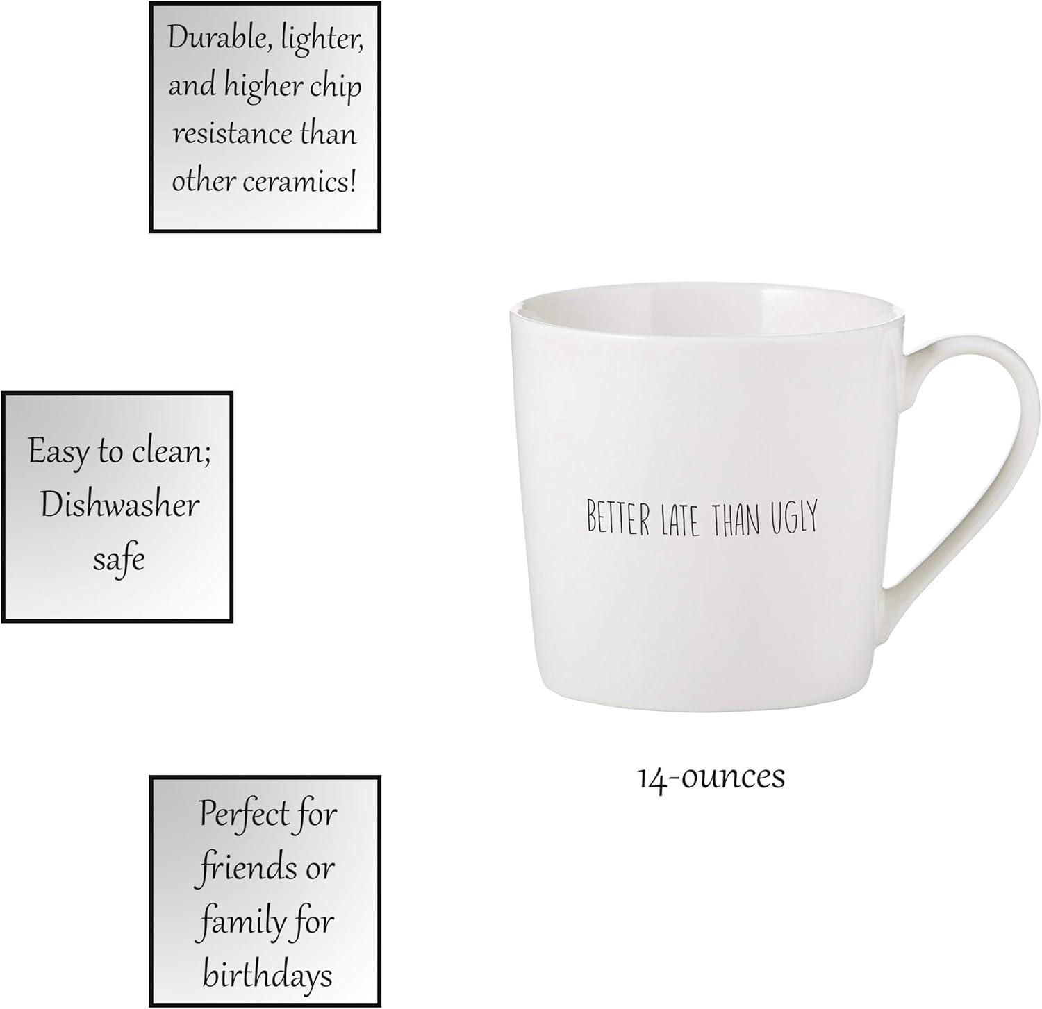 Christian Brands B4390 Better Late Than Ugly Café Mug