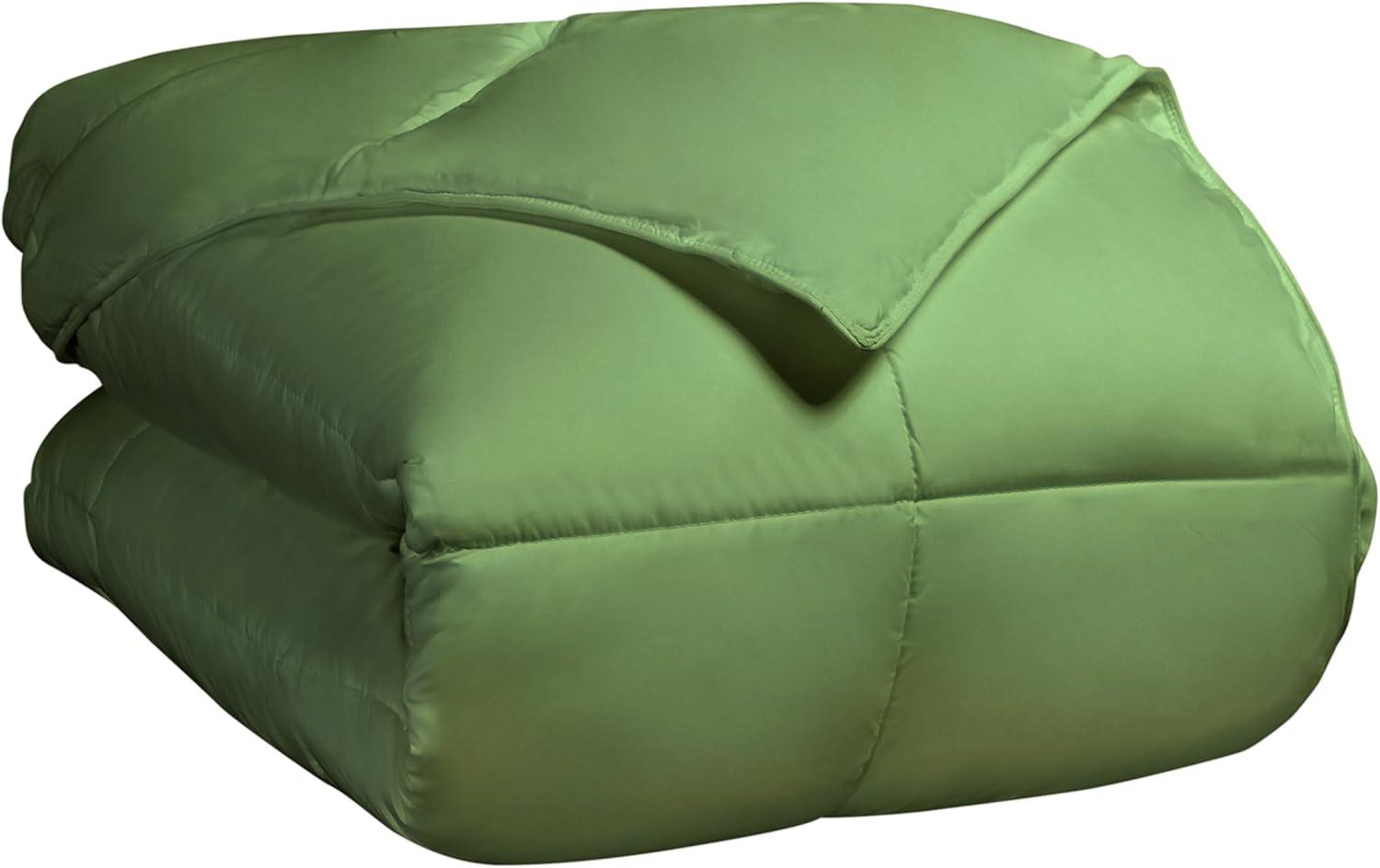 Terrace Green Twin XL Reversible Microfiber Comforter