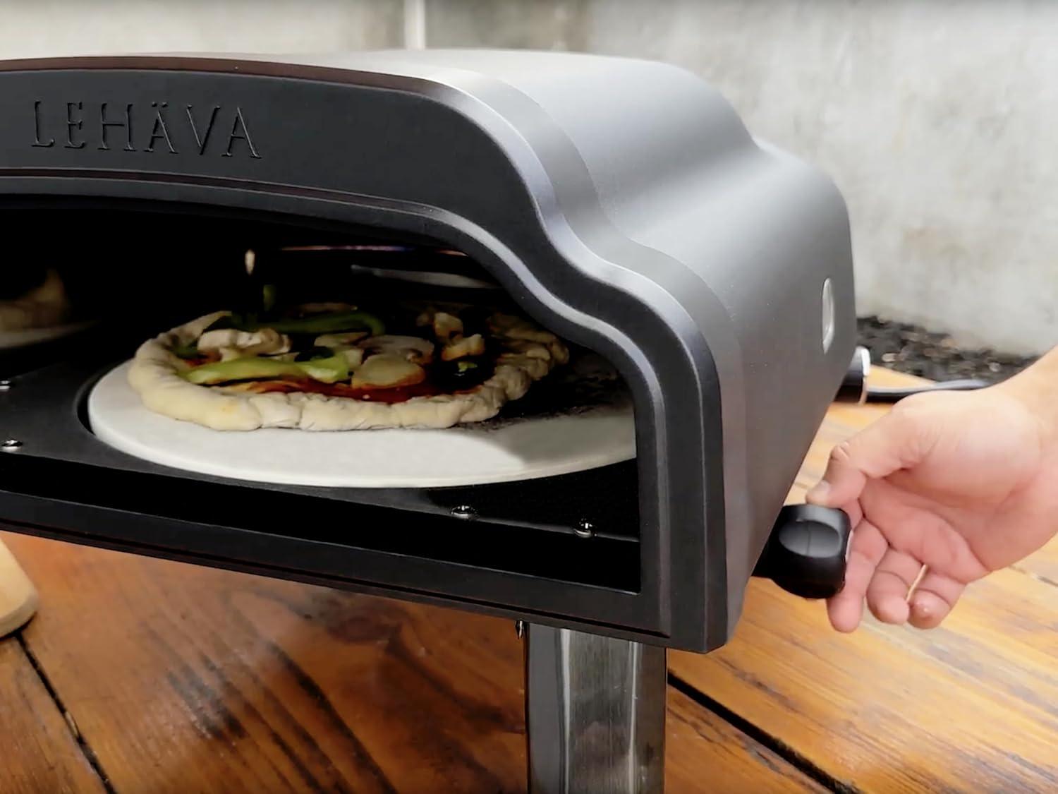 Flame King Flame King LEHAVA 14-inch Portable Outdoor Propane Pizza Oven for Camping and Outdoor Cooking