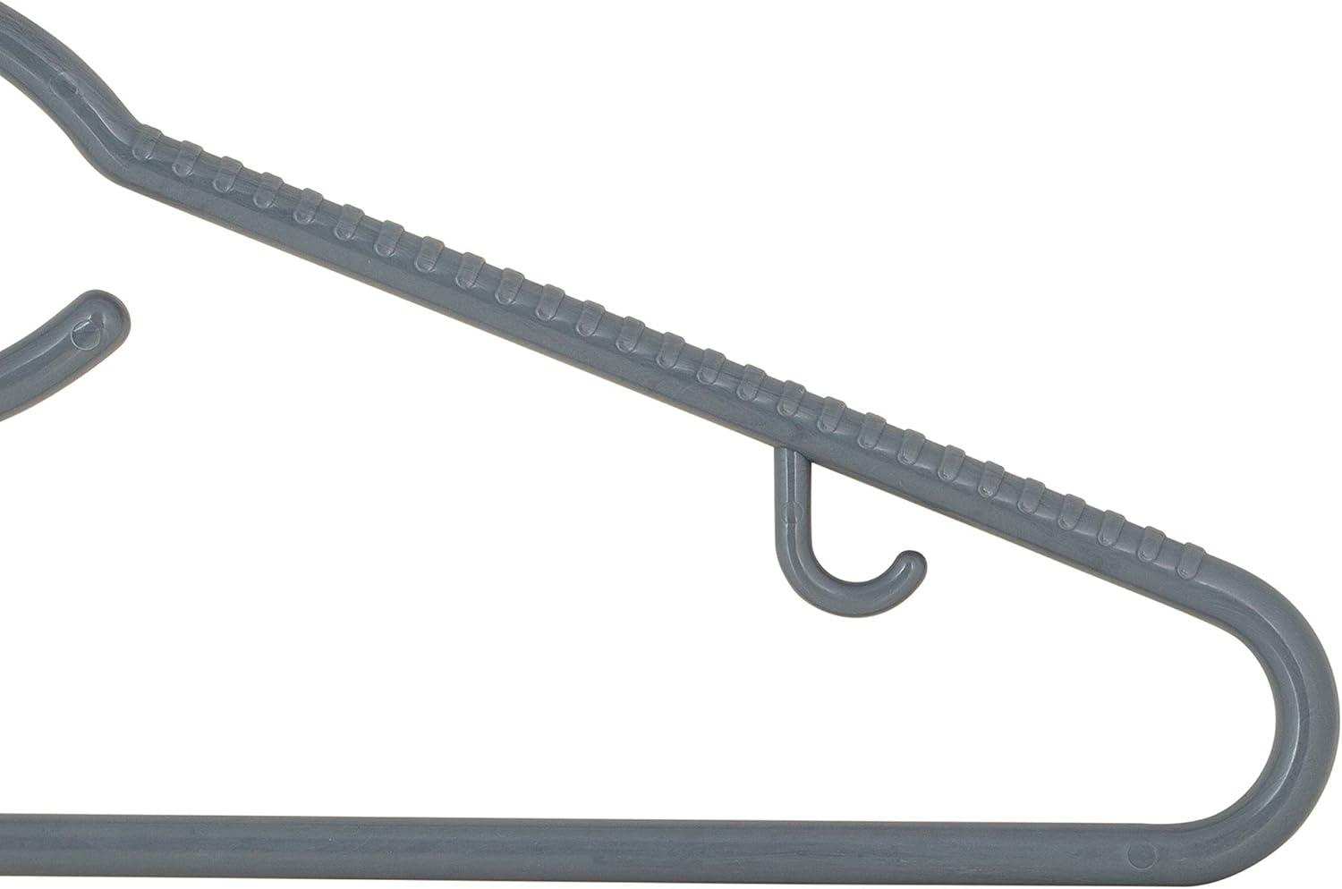 Laundry 360 Woolite Plastic Standard Hanger for Dress/Shirt/Sweater (Set of 5)