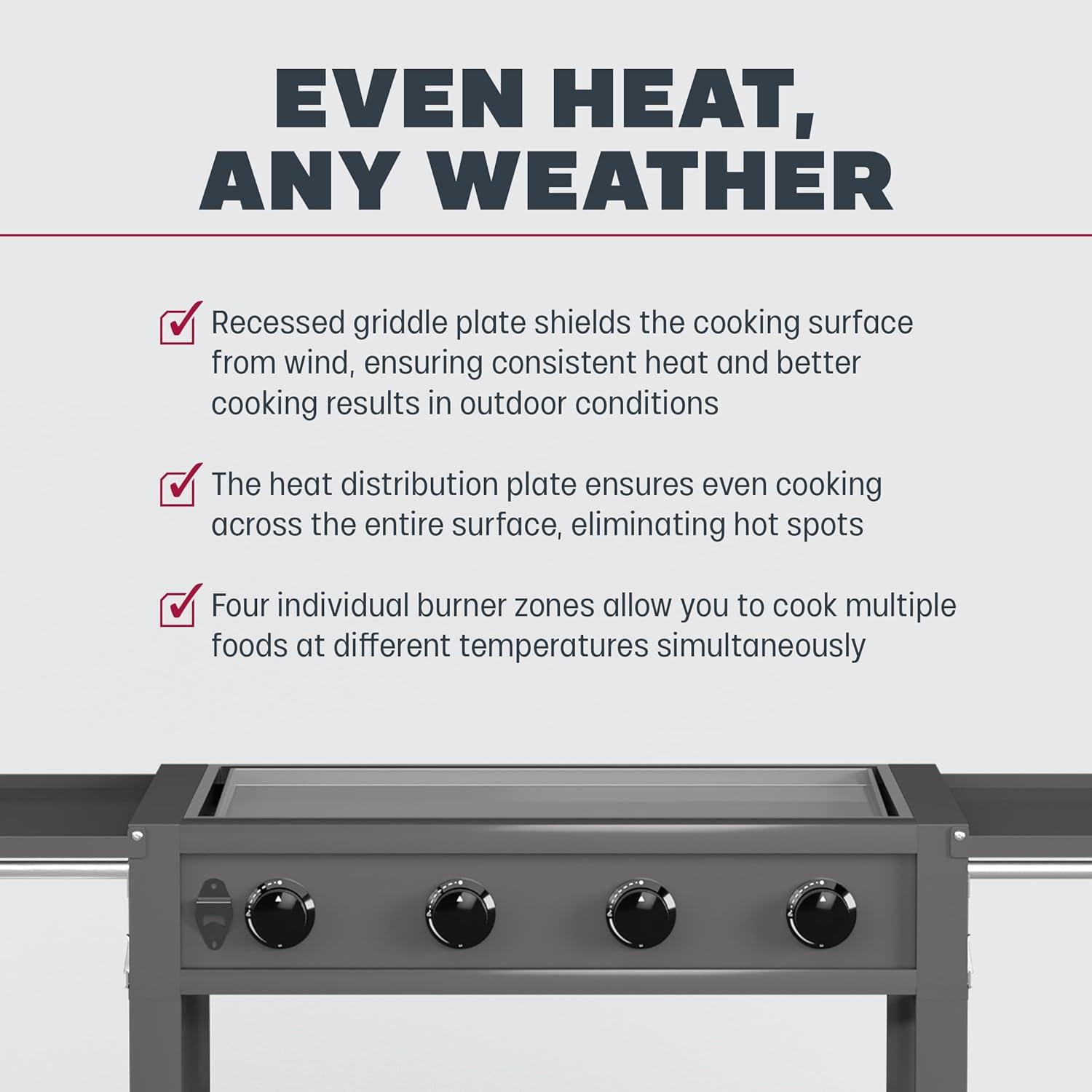 TYTUS Fresno 4 - Burner Gas Griddle