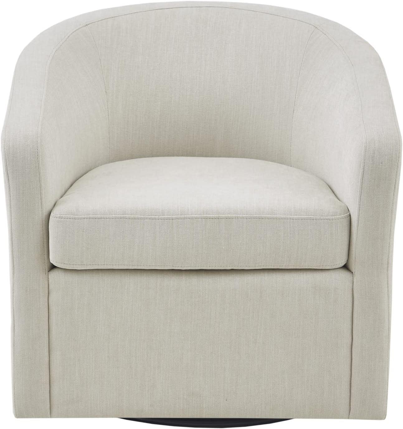 Martha Stewart Amber Modern Velvet Swivel Chair