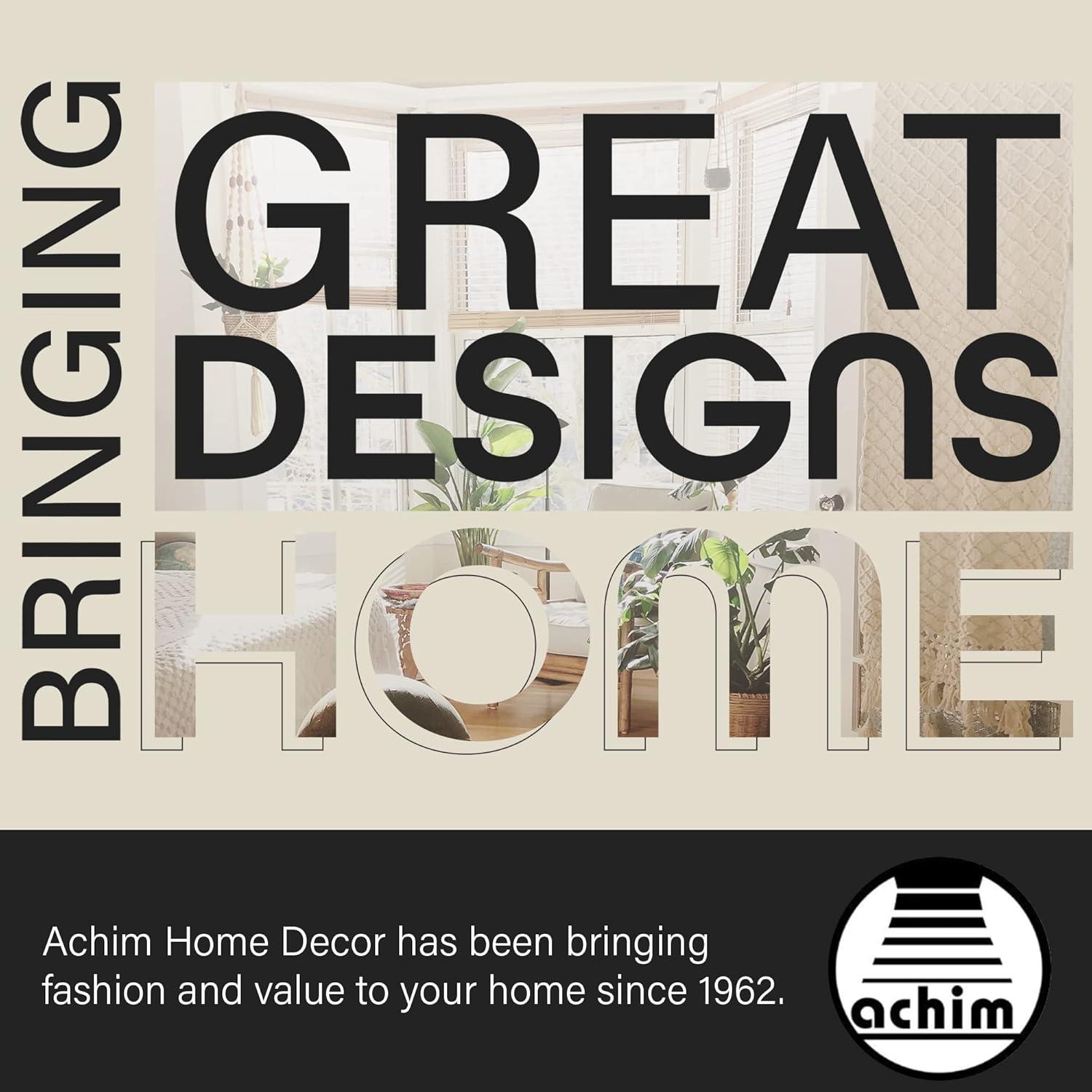 Achim Buffalo Check Kitchen Curtains, Set of 2 Tiers, 58 x 24, Yellow