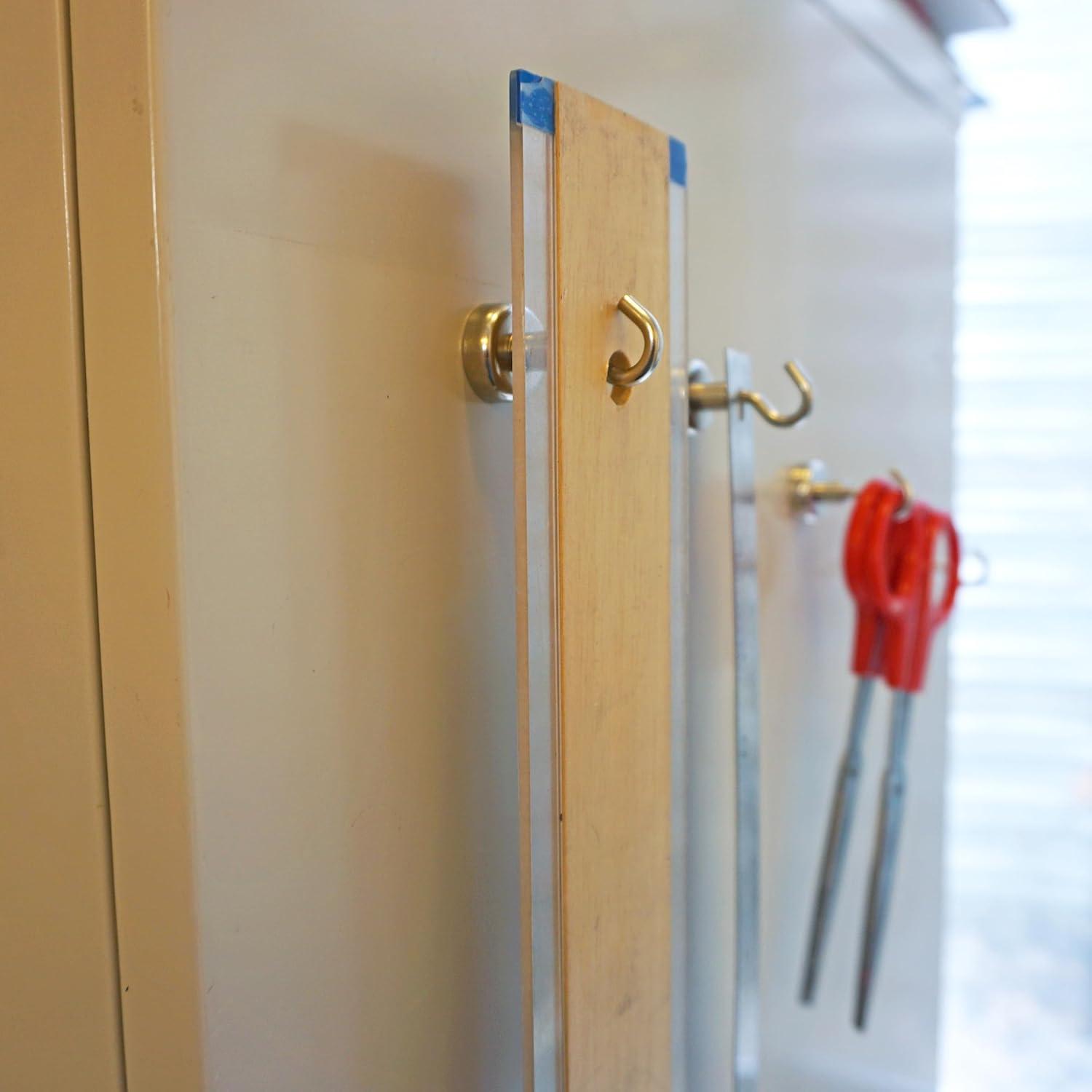 Master Magnetics 07632 The Magnet Source Magnetic Hook, Silver