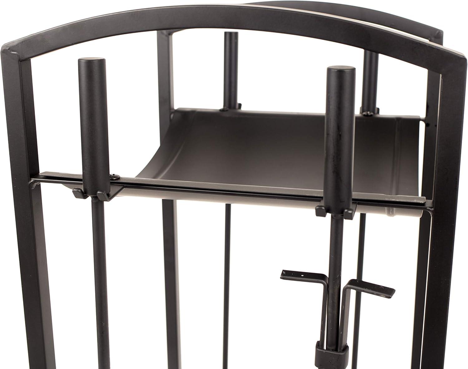 Pleasant Hearth FA011TL Steel Fireplace Tools and Log Bin