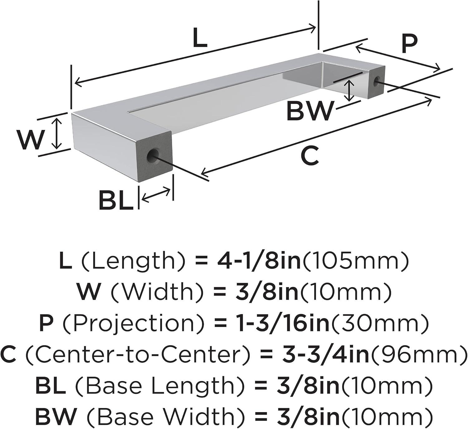 Brummitt 3 3/4" Center to Center Bar Pull