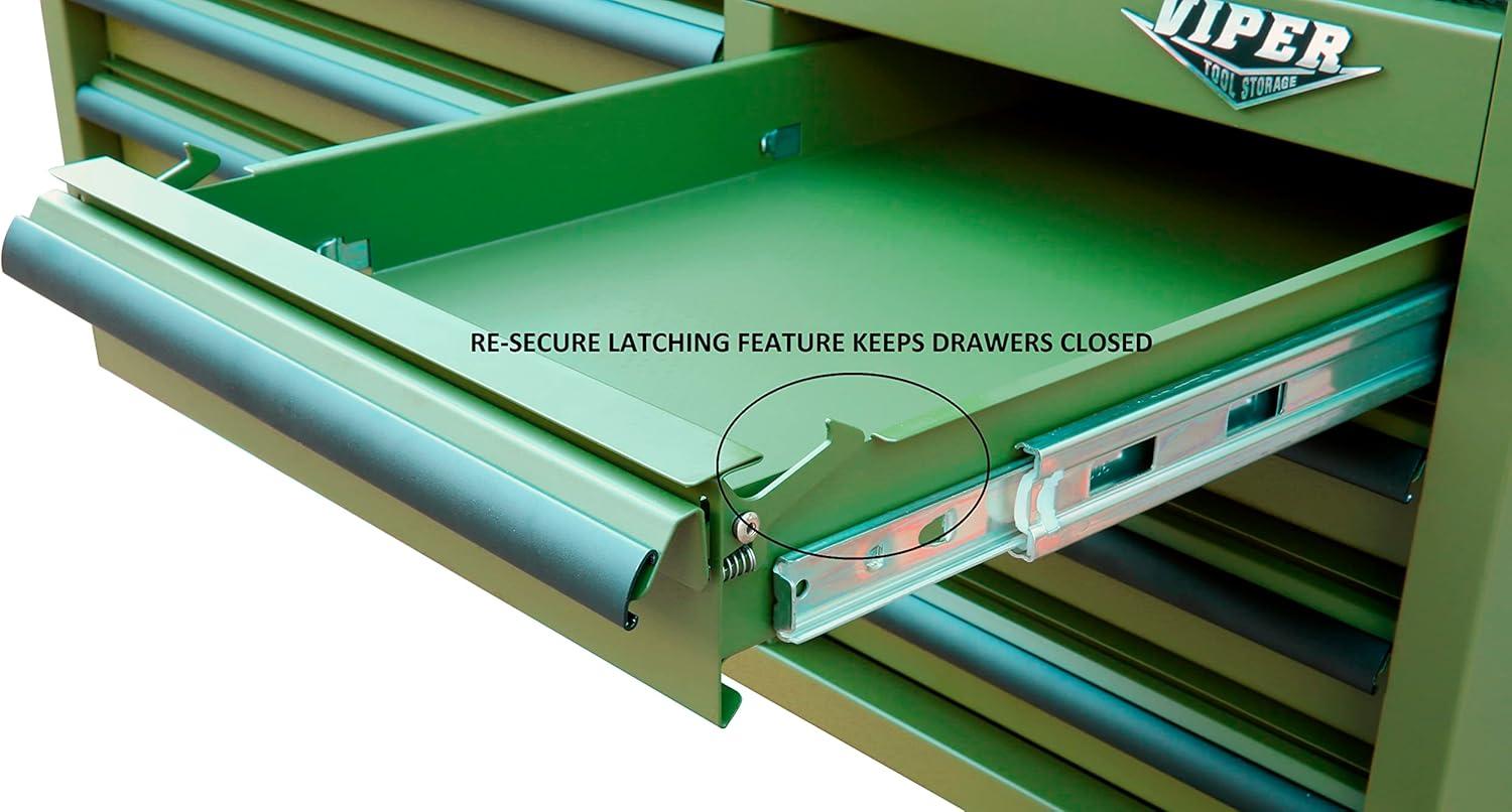 Viper Tool Storage 41.5'' W 6 -Drawer Steel Bottom Rollaway Chest with Wheels