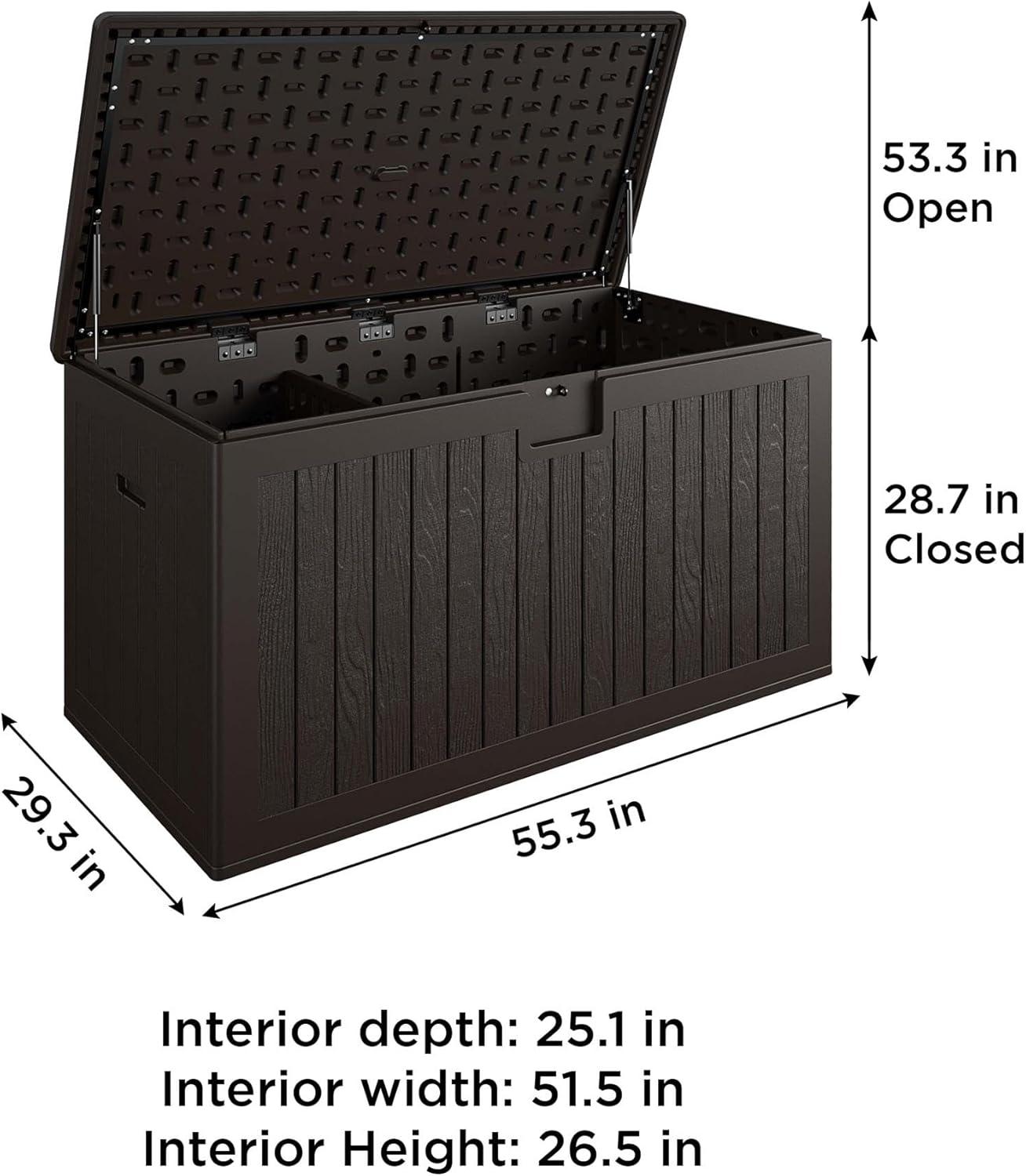 COSCO Indoor/Outdoor Large Storage Deck Box