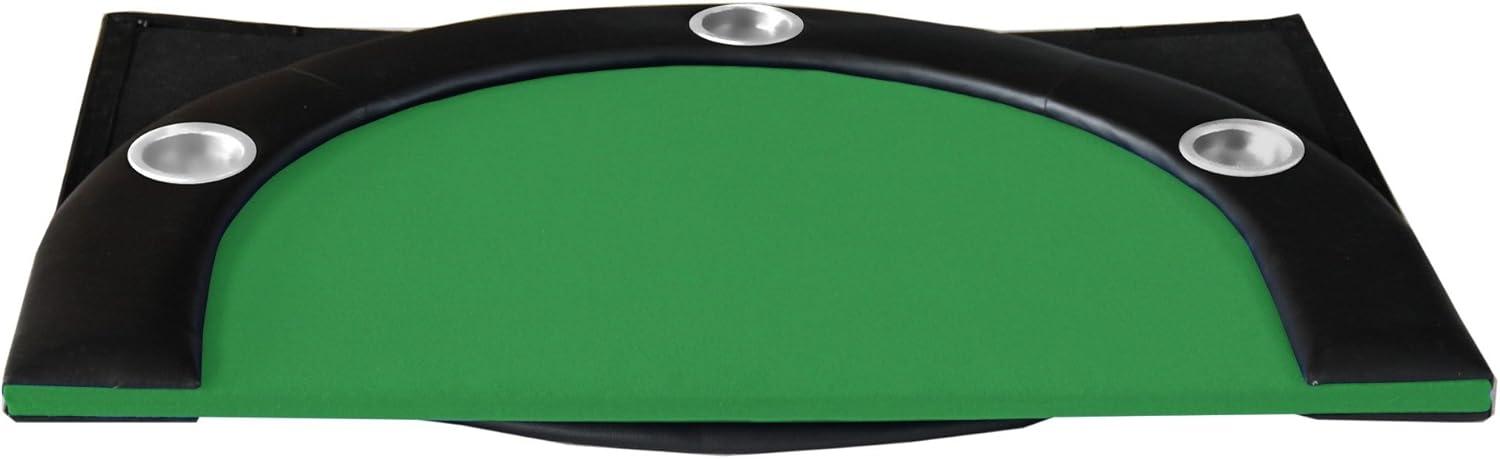 INO Design 84" 10 Players Tri-Fold Poker Table Top Casino Game Texas Holdem Blackjack Mat Card Tabletop