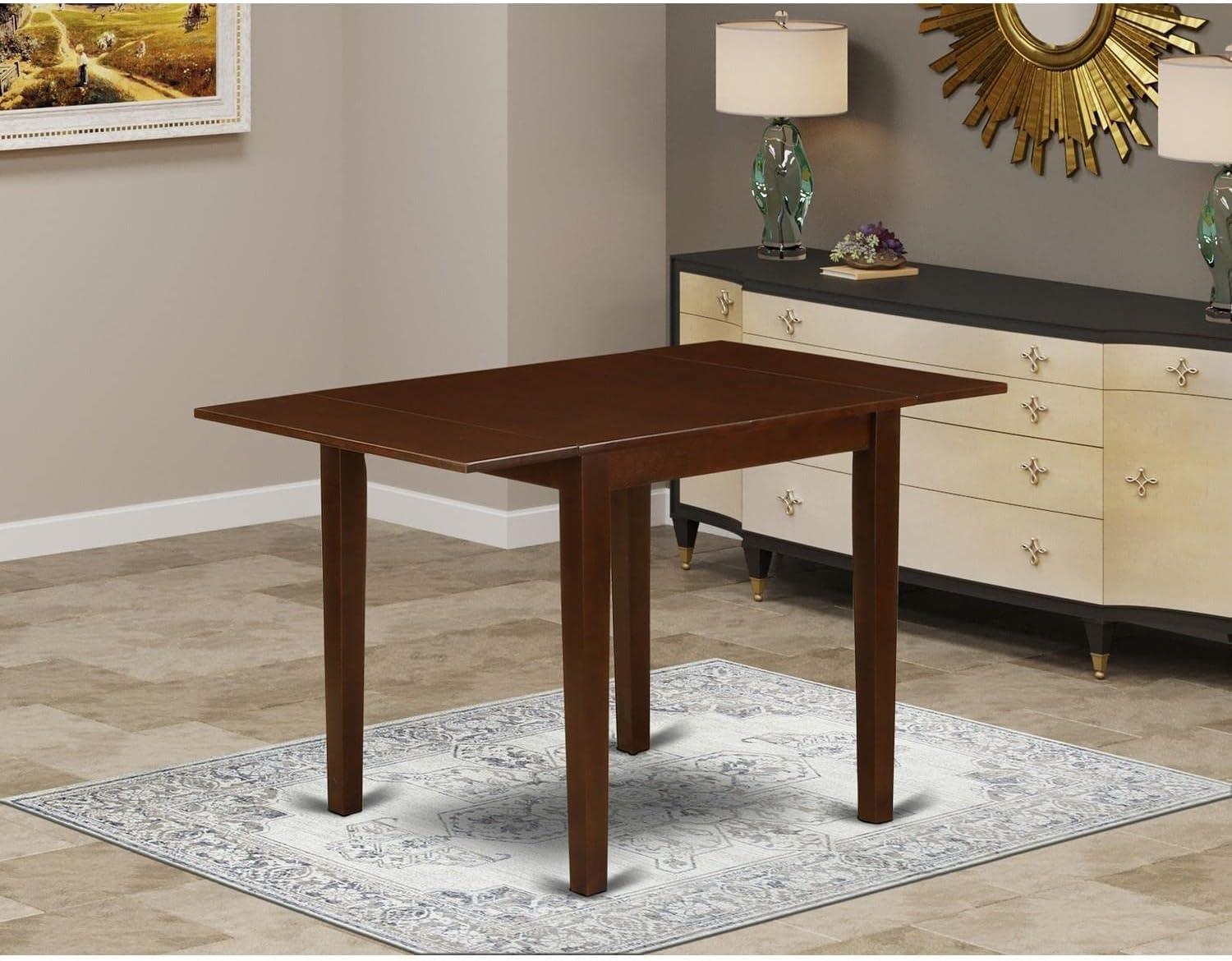 East West Furniture, Dining Table Mahogany, NDT-MAH-T