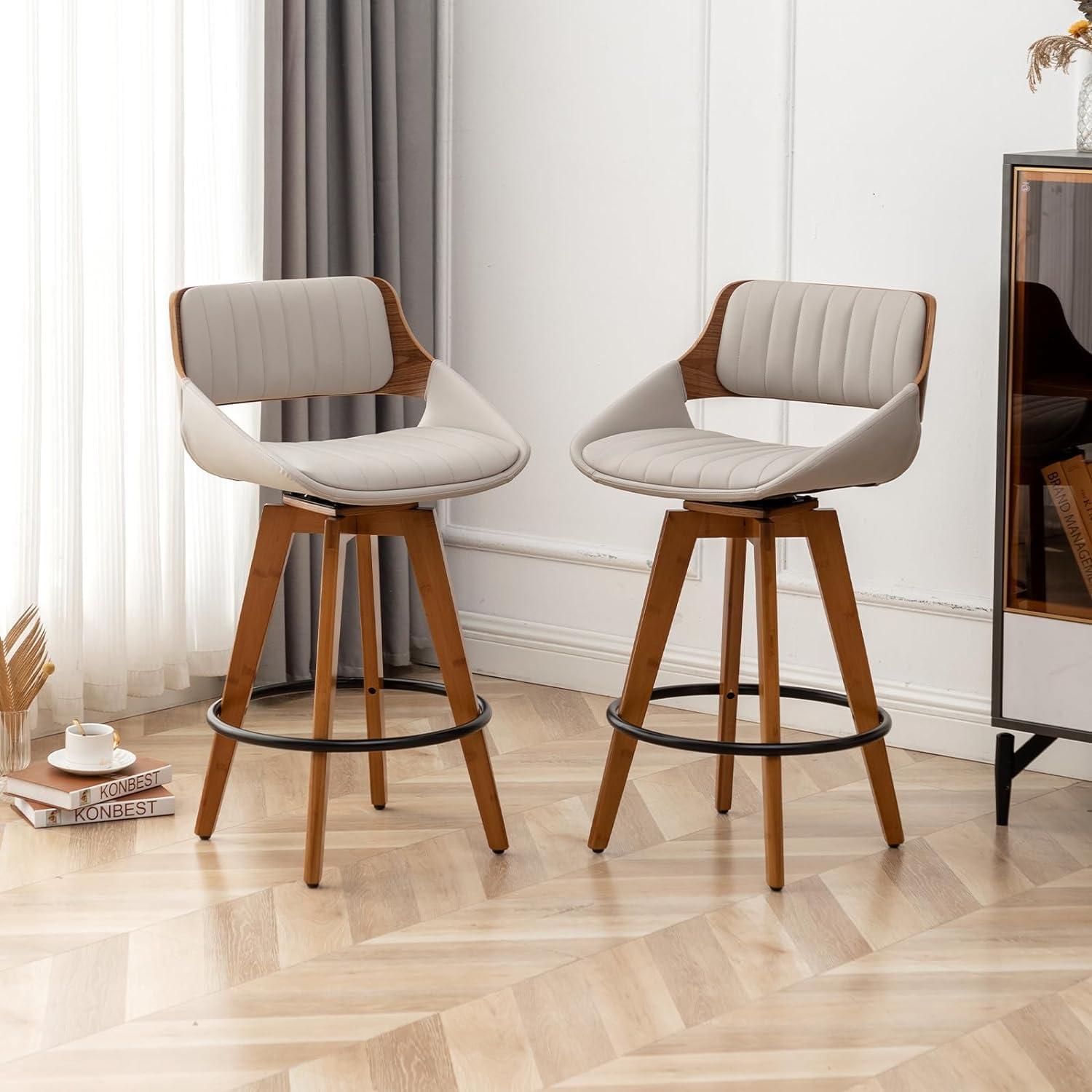 Jobani Swivel Counter Stool (Set of 2)