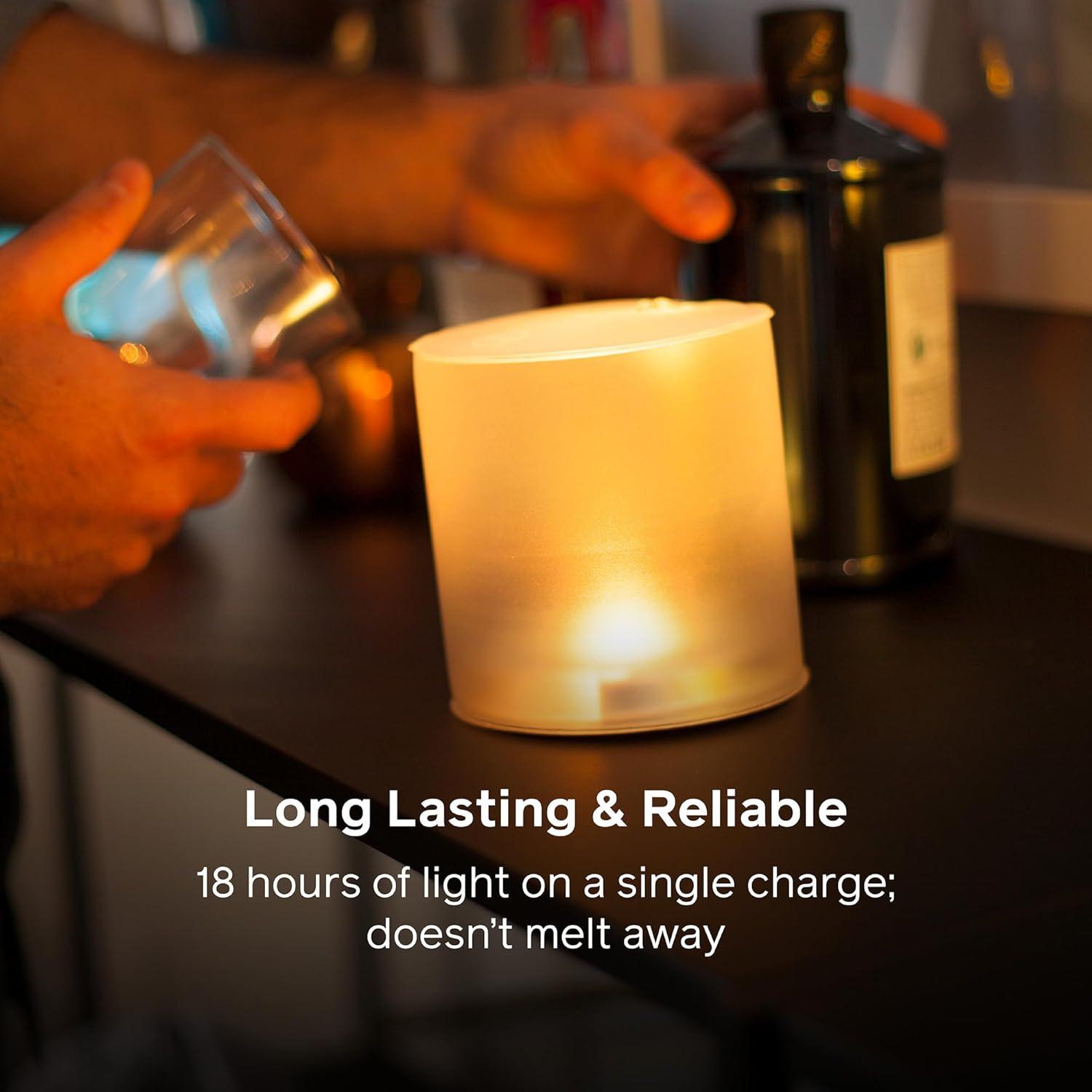 MPOWERD Luci Candle Solar Inflatable Rechargeable Flickering Flameless Waterproof Candle
