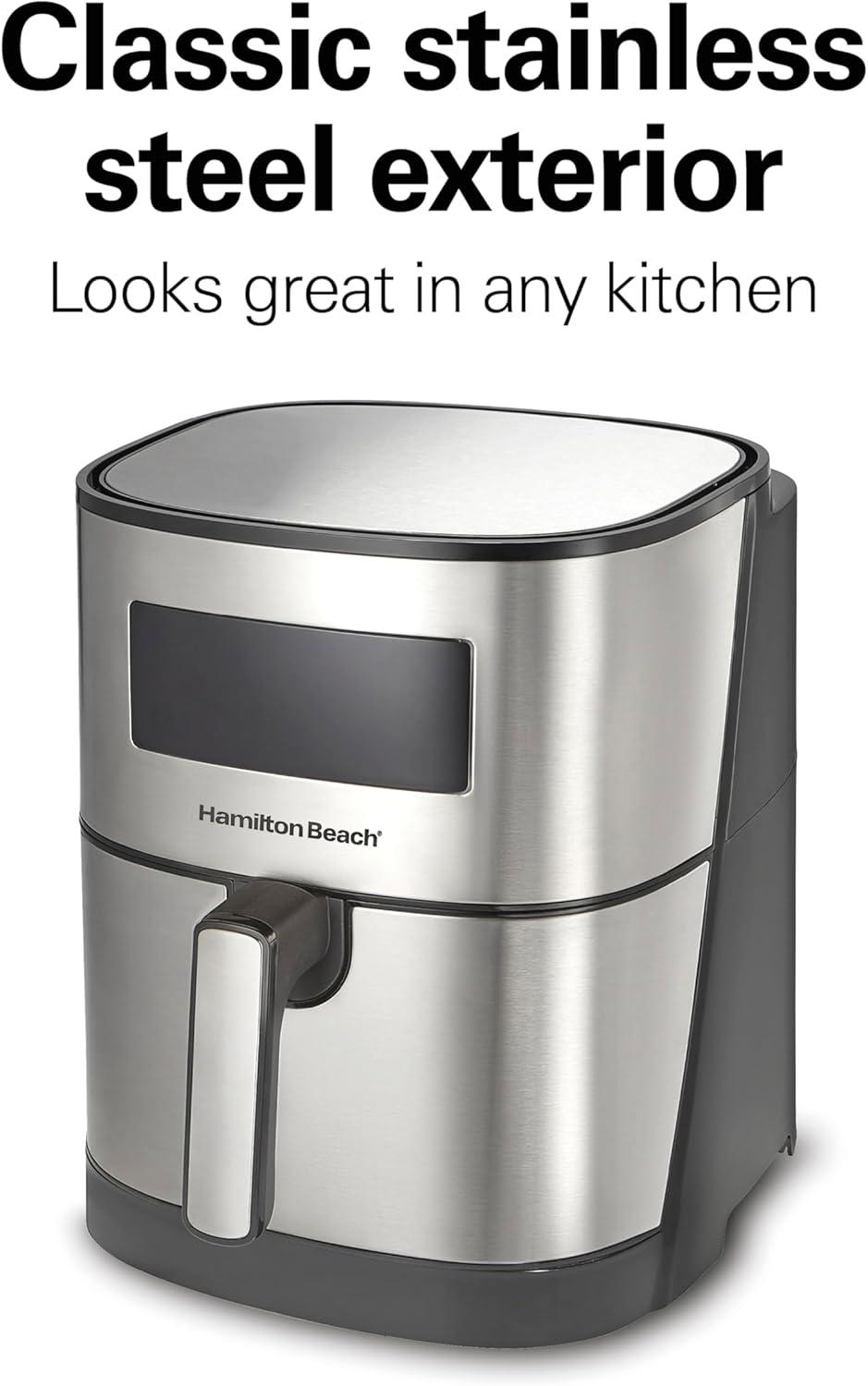 Hamilton Beach® 5.8 Quart Digital Air Fryer 5.8 Quart Capacity