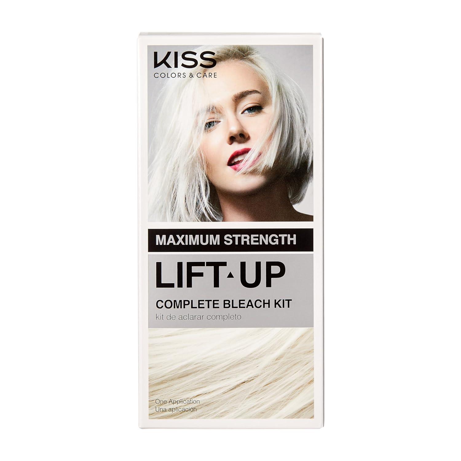 KISS Colors & Care Maximum Strength Lift-Up Complete Bleach Toner Kit – Ice