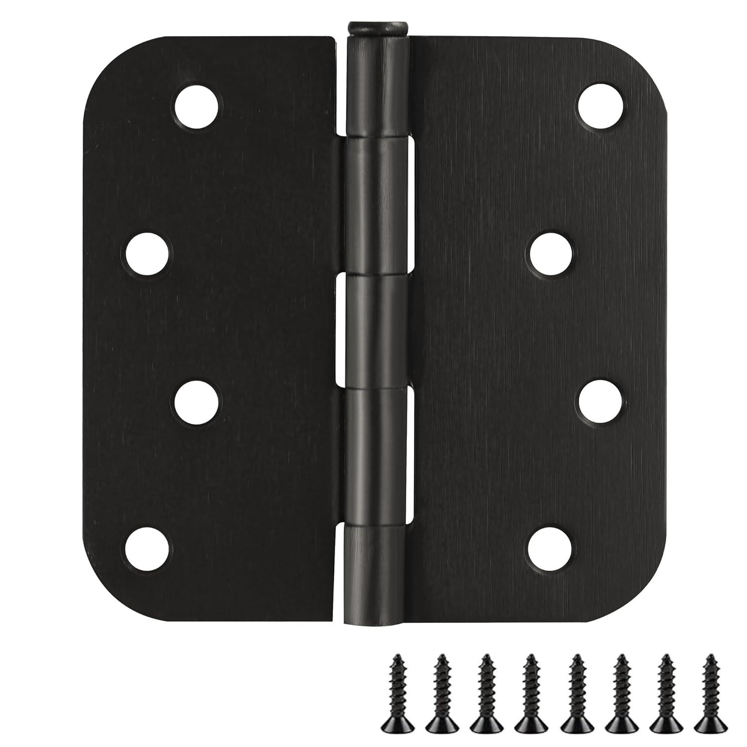 Design House Door Hinge- 4-Inch, 5/8-Inch Radius, 9-Pack (Set of 9)