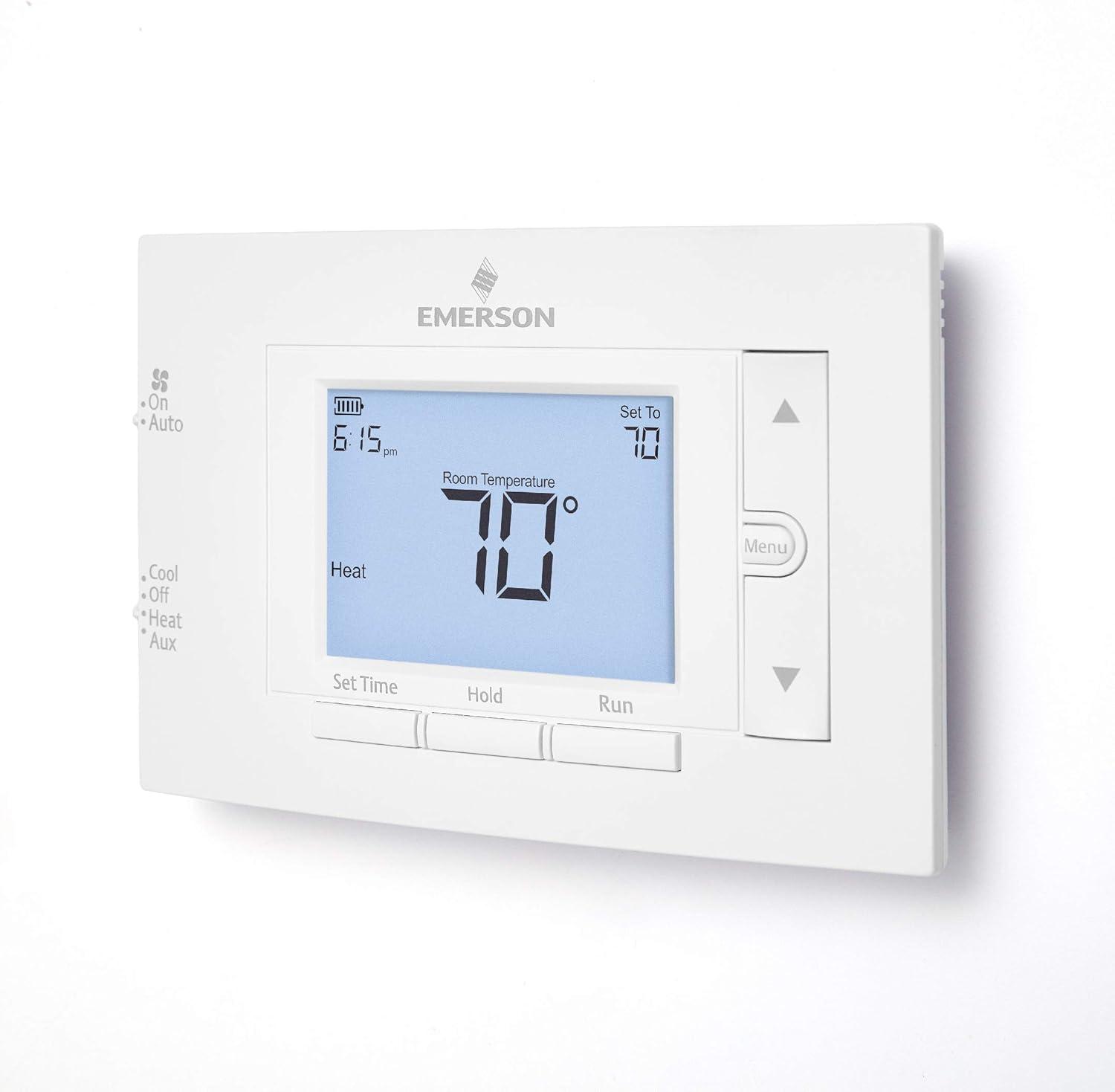 White-Rodgers Low Volt Prog Tstat Heat/Cool,20-30V AC 1F83H-21PR