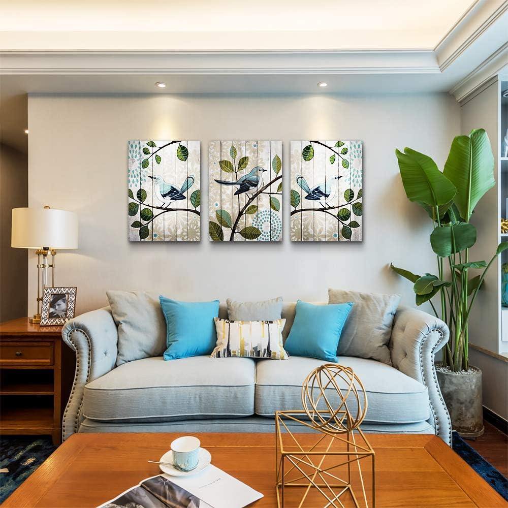 Canvas Wall Art For Living Room Family Wall Decor For Bedroom Kitchen Decor Artwork Abstract Leaves Painting Fashion Office Wall Pictures Poster Prints Bathroom Home Decorations 12" X 16" 3 Pieces