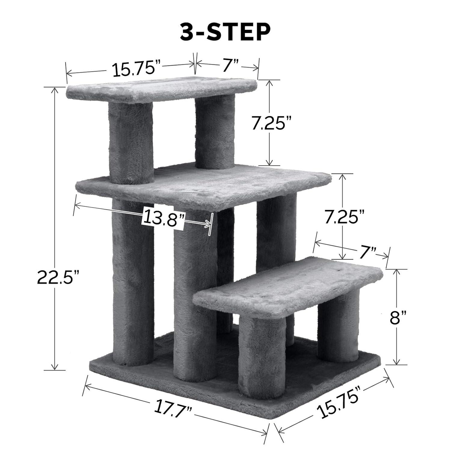 FurHaven Stairs With 3 Steps