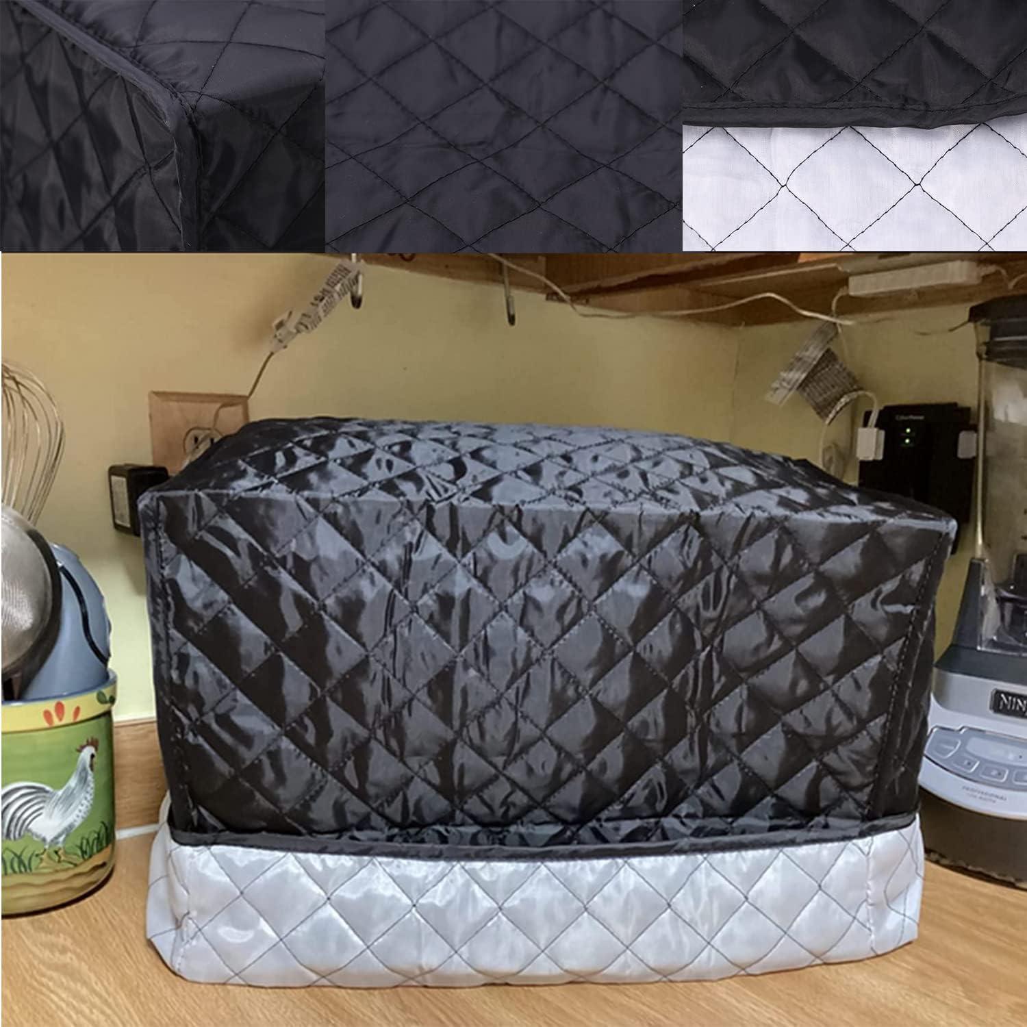Bread Maker Cover, Quilted Toaster Dust Cover, Diamond Stitching Bakeware Protector, Machine Washable