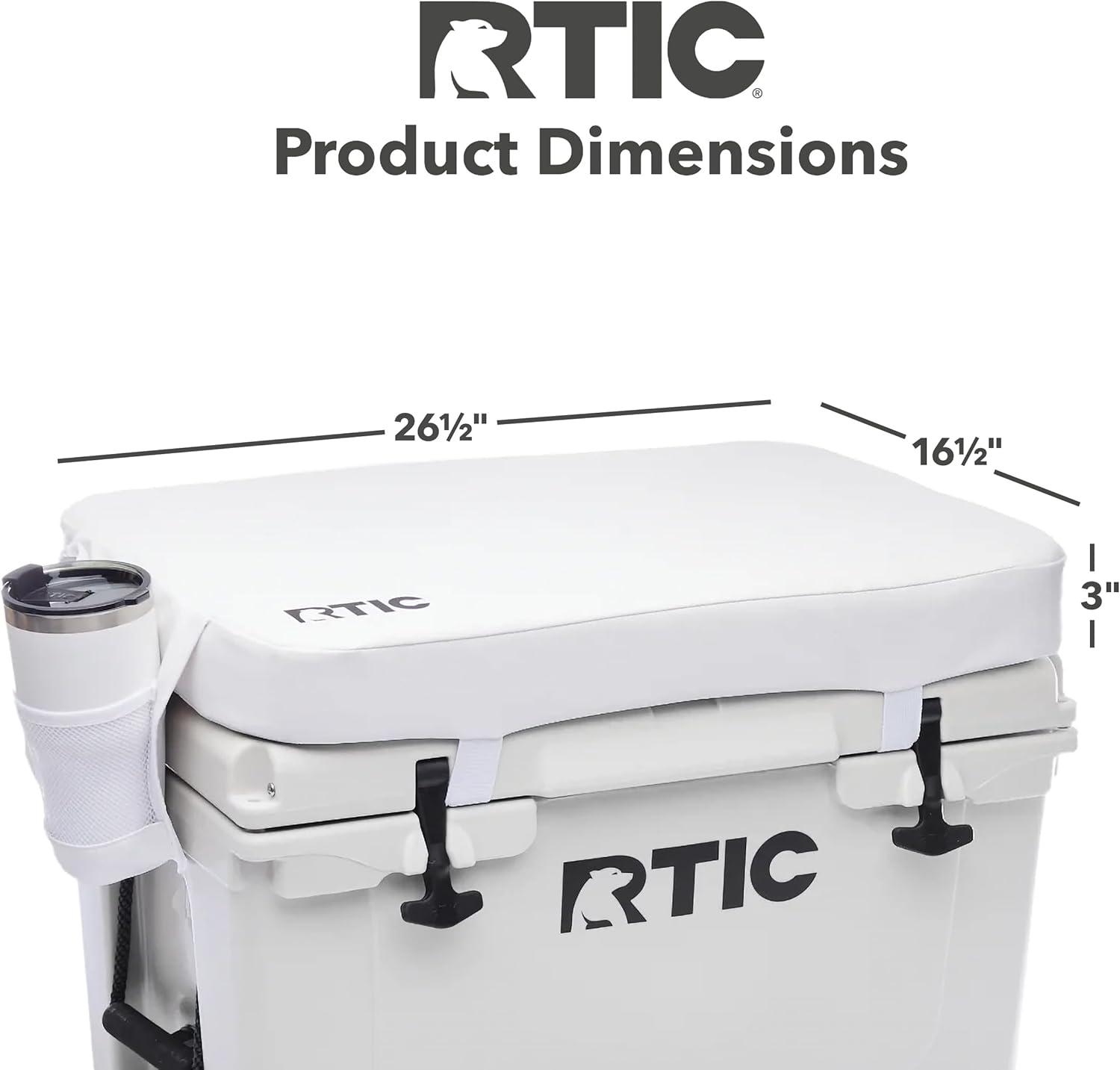 RTIC Cushion for Ultra-Tough Cooler, Easy Clean Vinyl, fits 45 qt