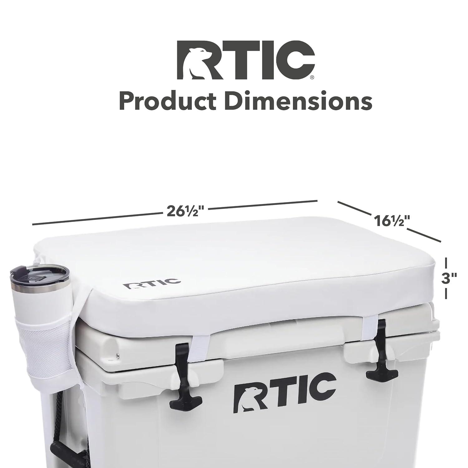 RTIC Cushion for Ultra-Tough Cooler, Easy Clean Vinyl, fits 45 qt
