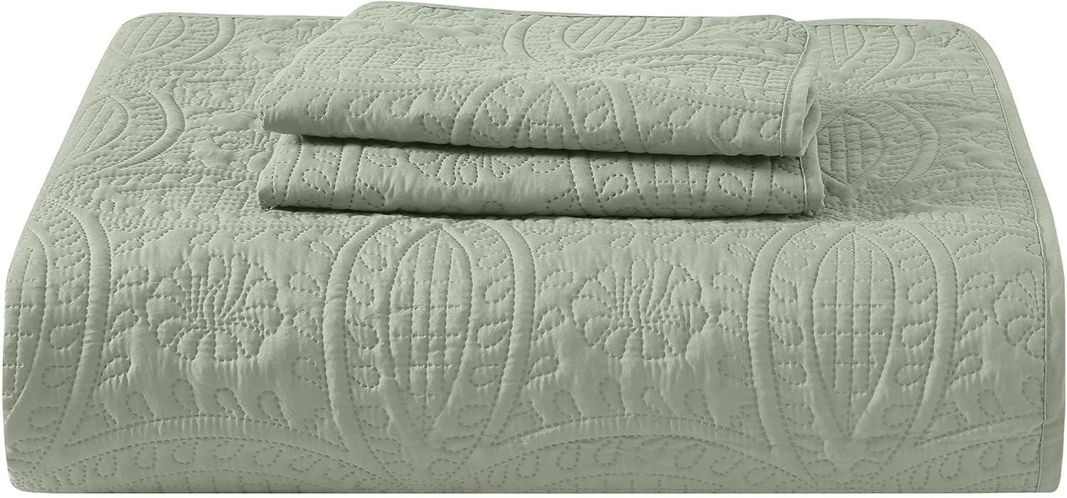 Mellanni Ultrasonic Quilted Coverlet Set