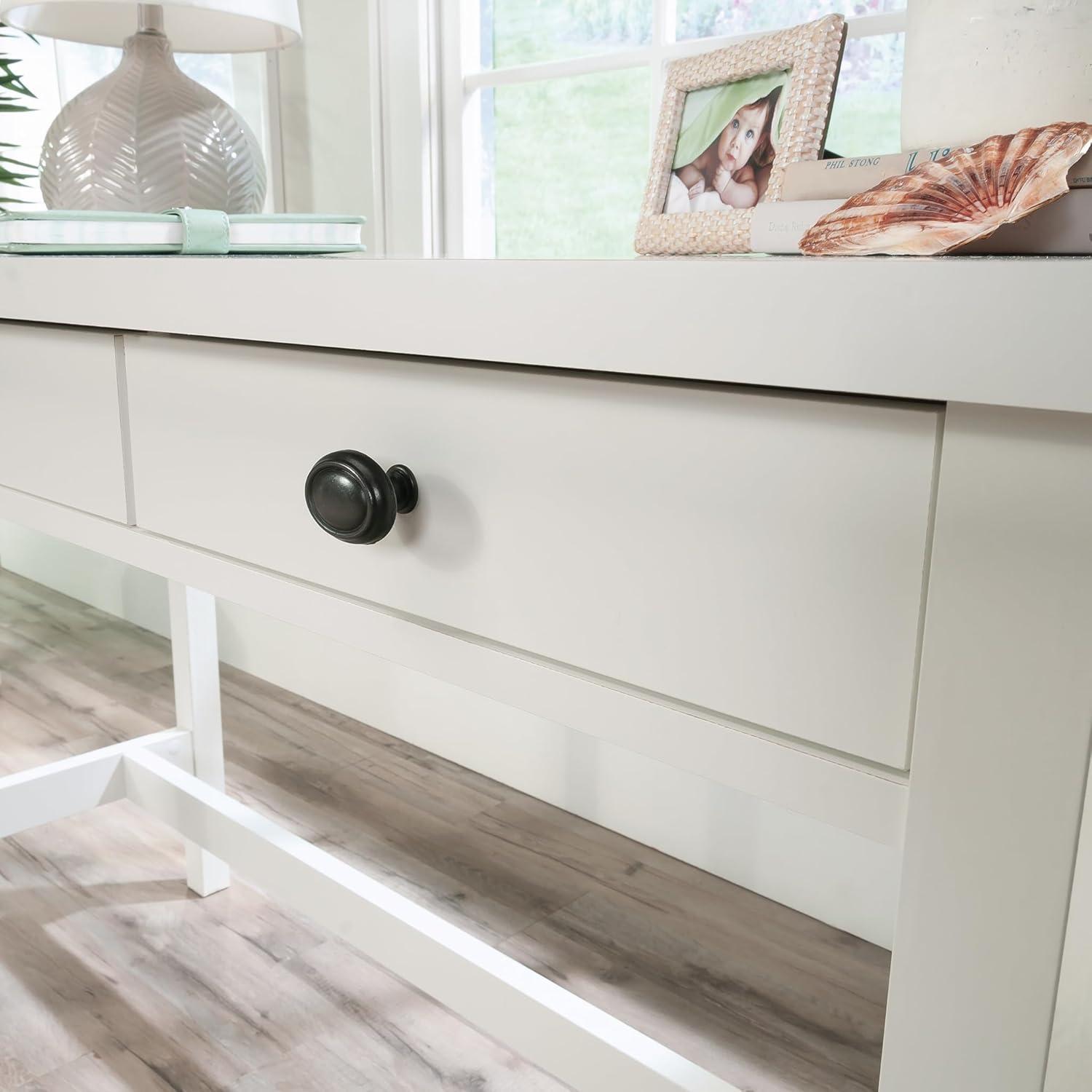 Sauder County Line Writing Desk, Soft White Finish