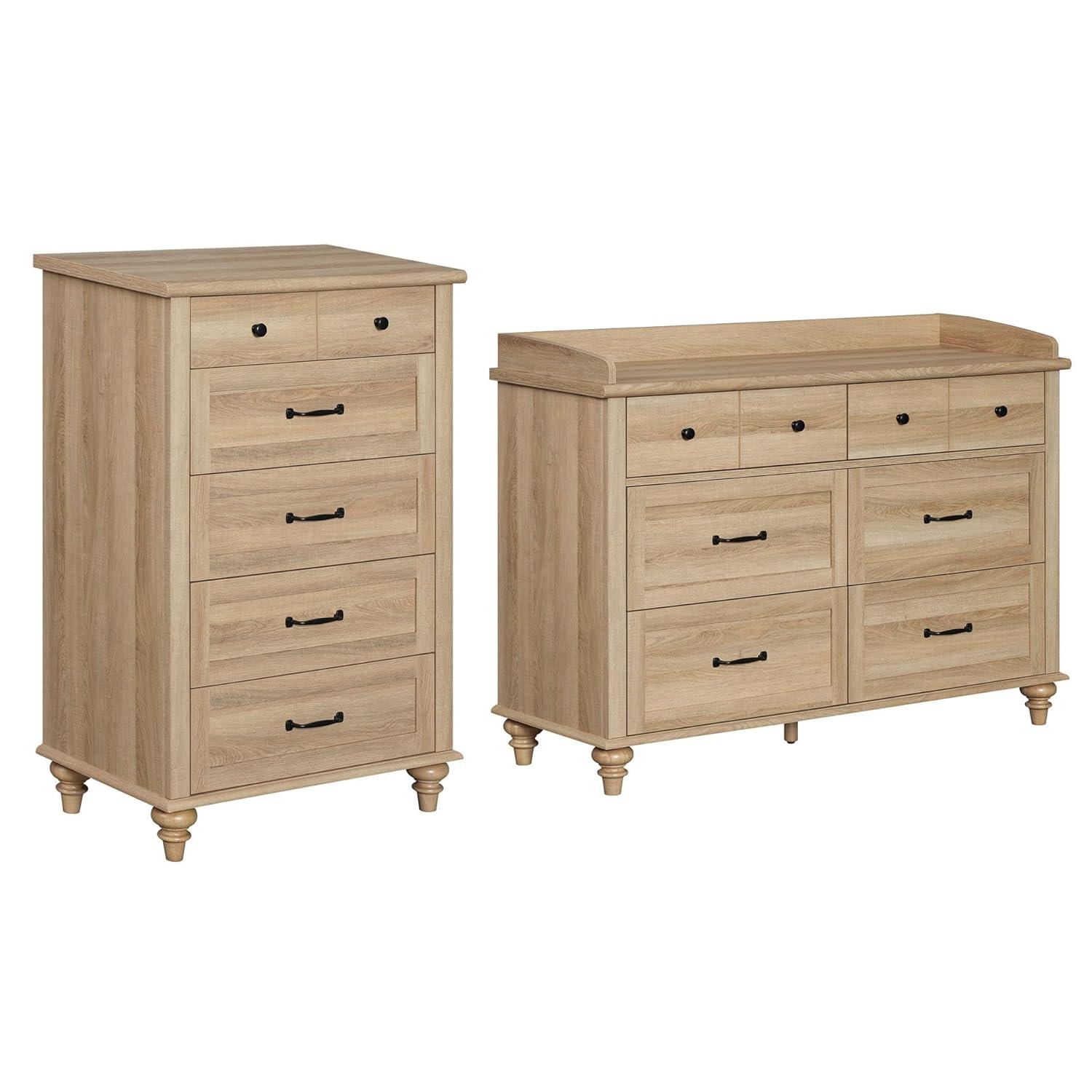 One Allium Way® 2 Piece Dresser Set - -Include One 5 Drawer Dresser & One 6 Drawer Dresser