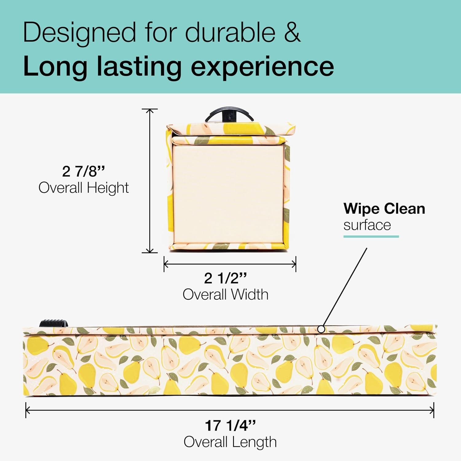 ChicWrap Baker's Tools Parchment Paper Dispenser with 15x 41 Sq. Ft Roll of Culinary Grade Parchment Paper