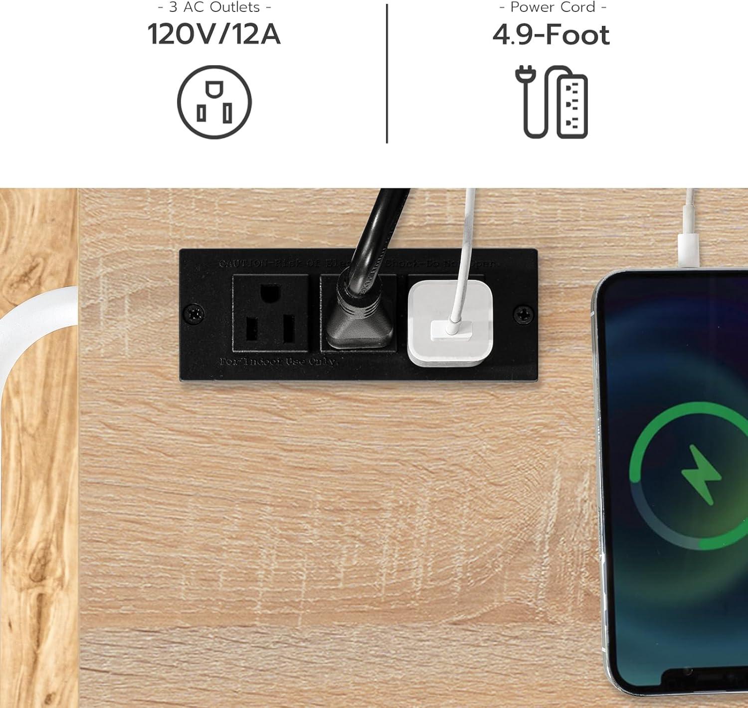 Kitchen Island Cart Kitchen Island on Wheels with Spice Rack, Towel Rack and 5 Drawers, Rolling Mobile Kitchen Island with Door Storage Cabinets, 4 Locking Wheels and Rubber Wood Top, White