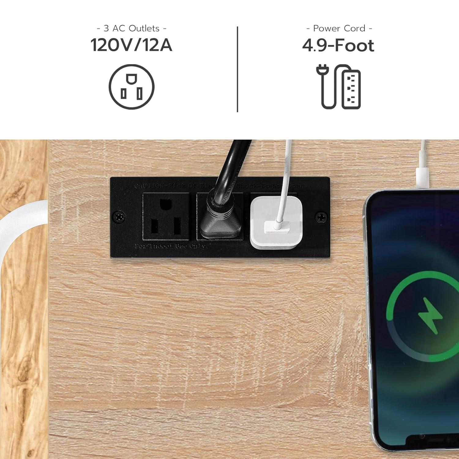 Kitchen Island Cart Kitchen Island on Wheels with Spice Rack, Towel Rack and 5 Drawers, Rolling Mobile Kitchen Island with Door Storage Cabinets, 4 Locking Wheels and Rubber Wood Top, White