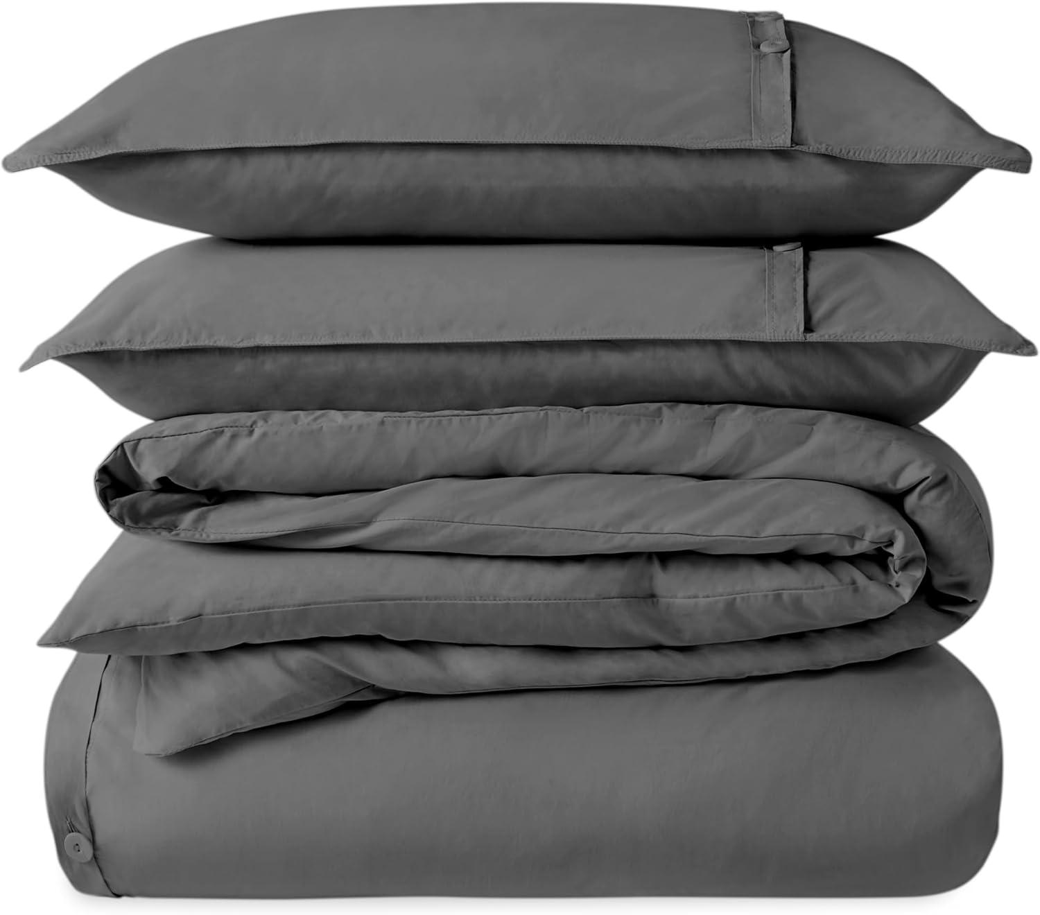 Organic Percale Duvet Cover Set