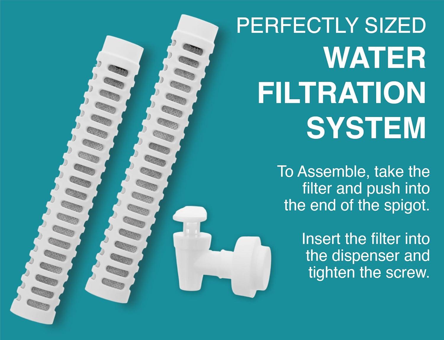 Arrow Cleara Water Filtration System Replacement Filters (2 Filters & 1 Spigot)