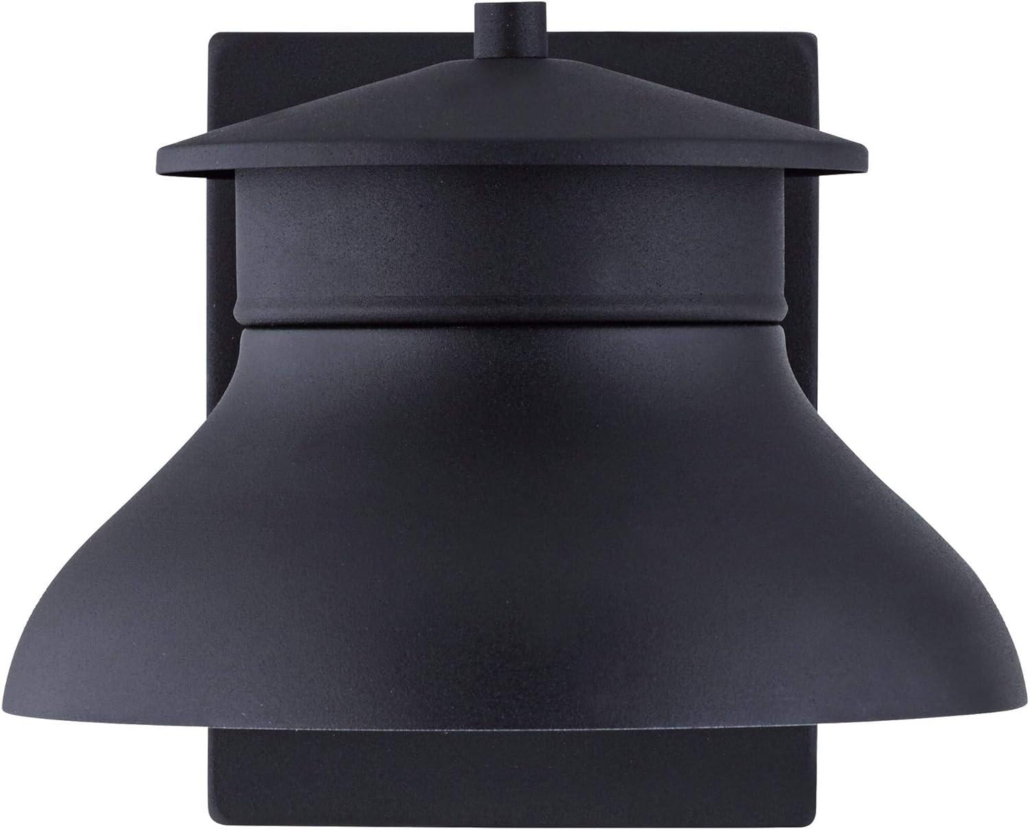 Danbury Black Steel Outdoor Wall Mount Sconce Light