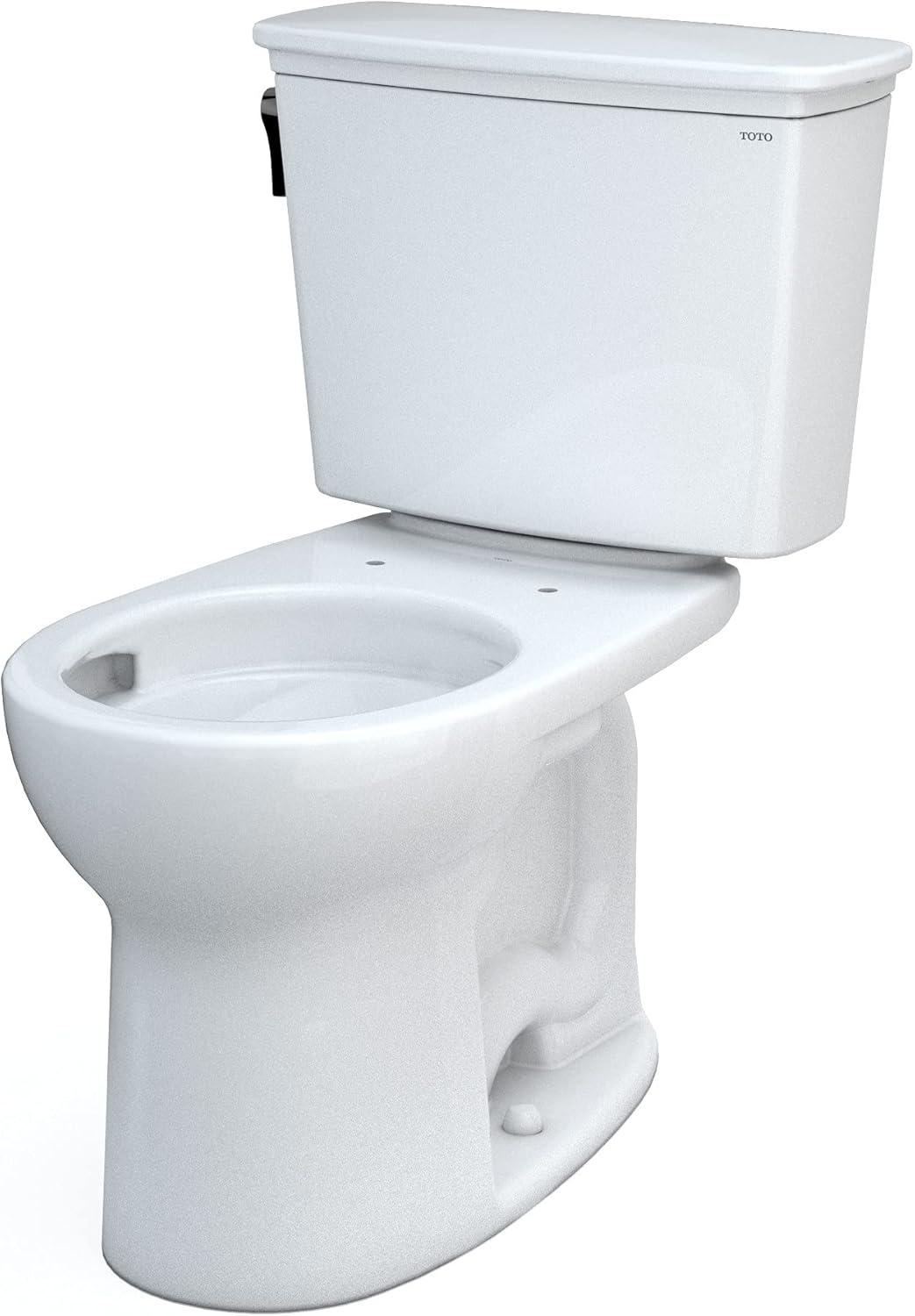 Drake® 1.28 GPF Round Two-Piece Toilet with Tornado Flush (Seat Not Included)