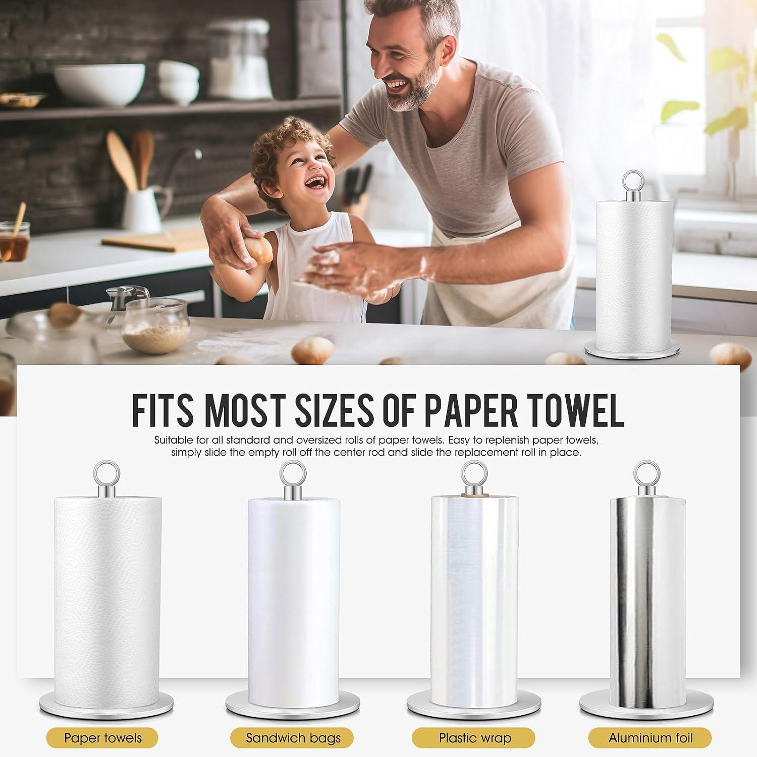 Stainless Steel Freestanding Kitchen Paper Towel Holder