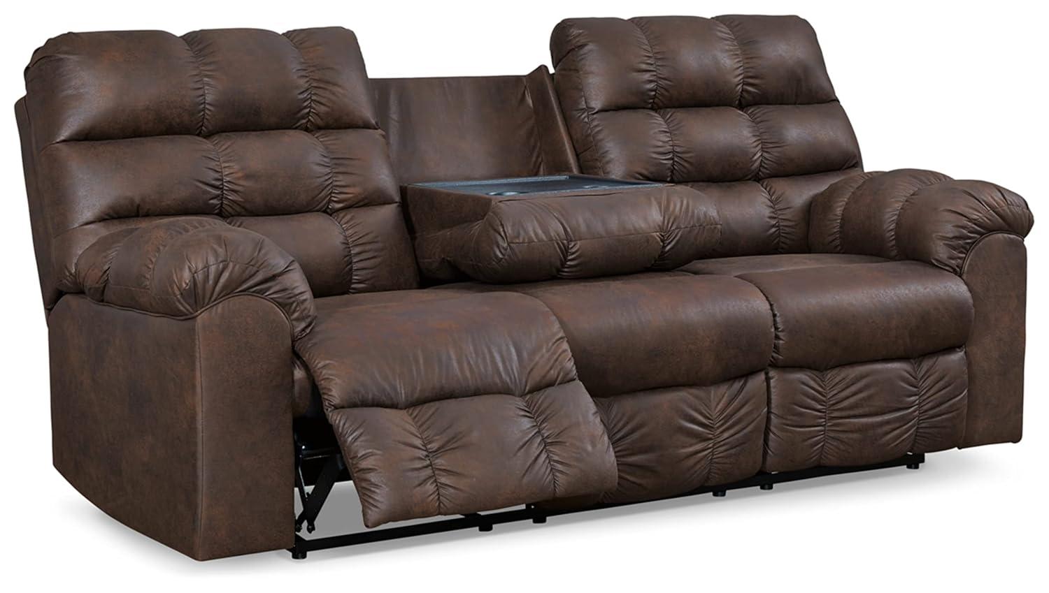 90" Pillow Top Arm Reclining Sofa