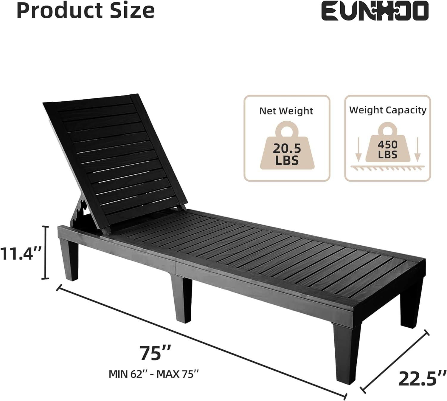 Elainea Outdoor Chaise Lounge (Set of 4)